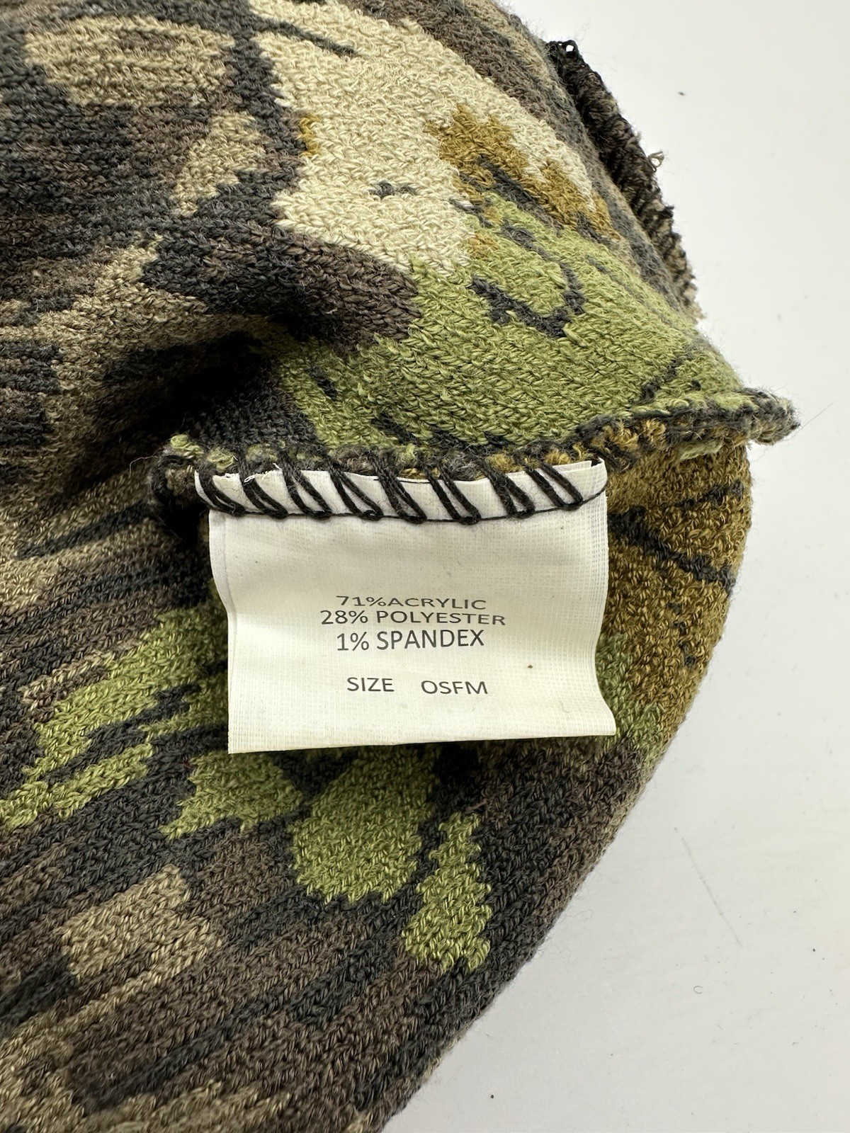IllicitWorldwide Балаклава Camo Shaggy Mask Distressed Style – RARE Streetwear