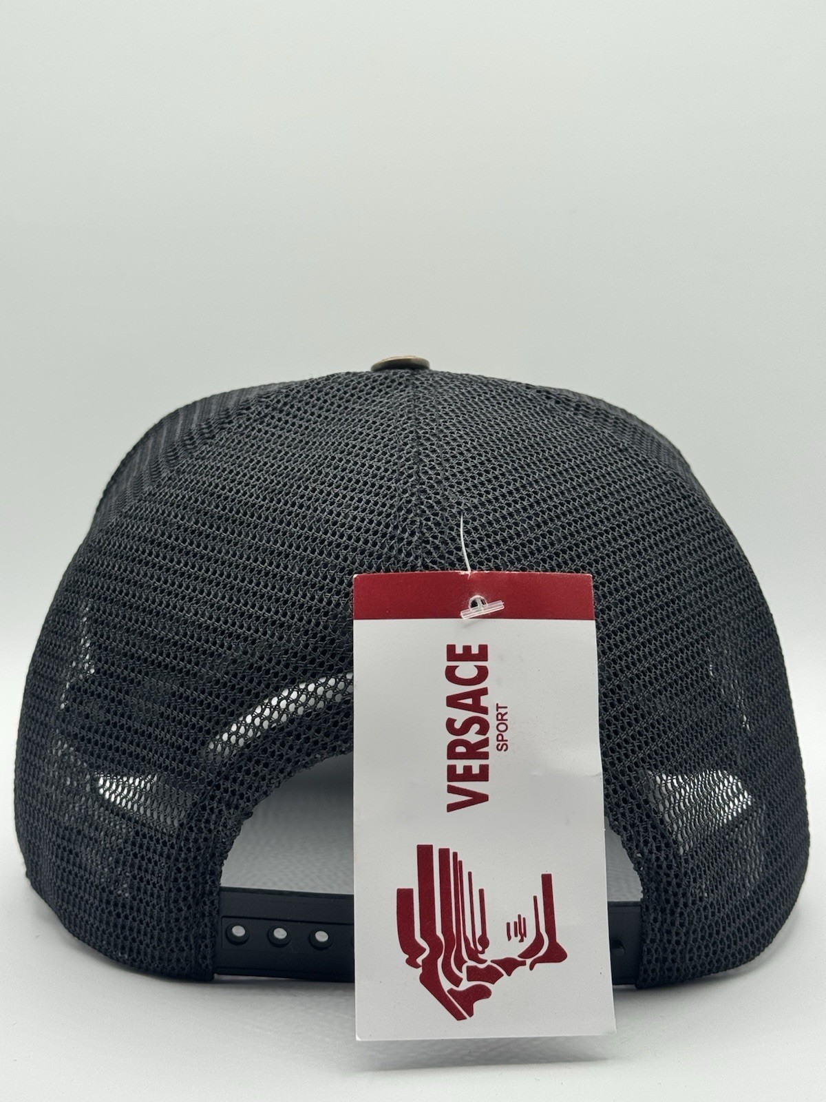 Black Medusa Snakeskin Trucker Hat