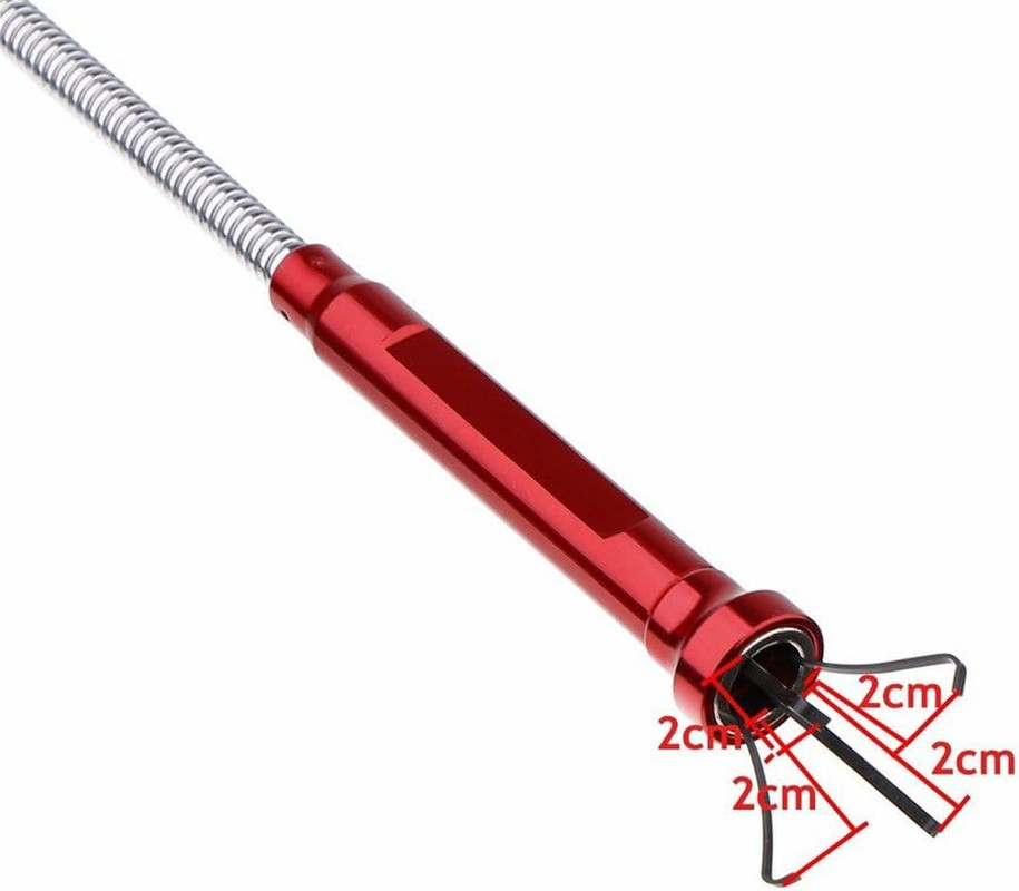 Flexible Grabber Claw Type Garbage Picker with LED Light arm Extension. Claw Gra