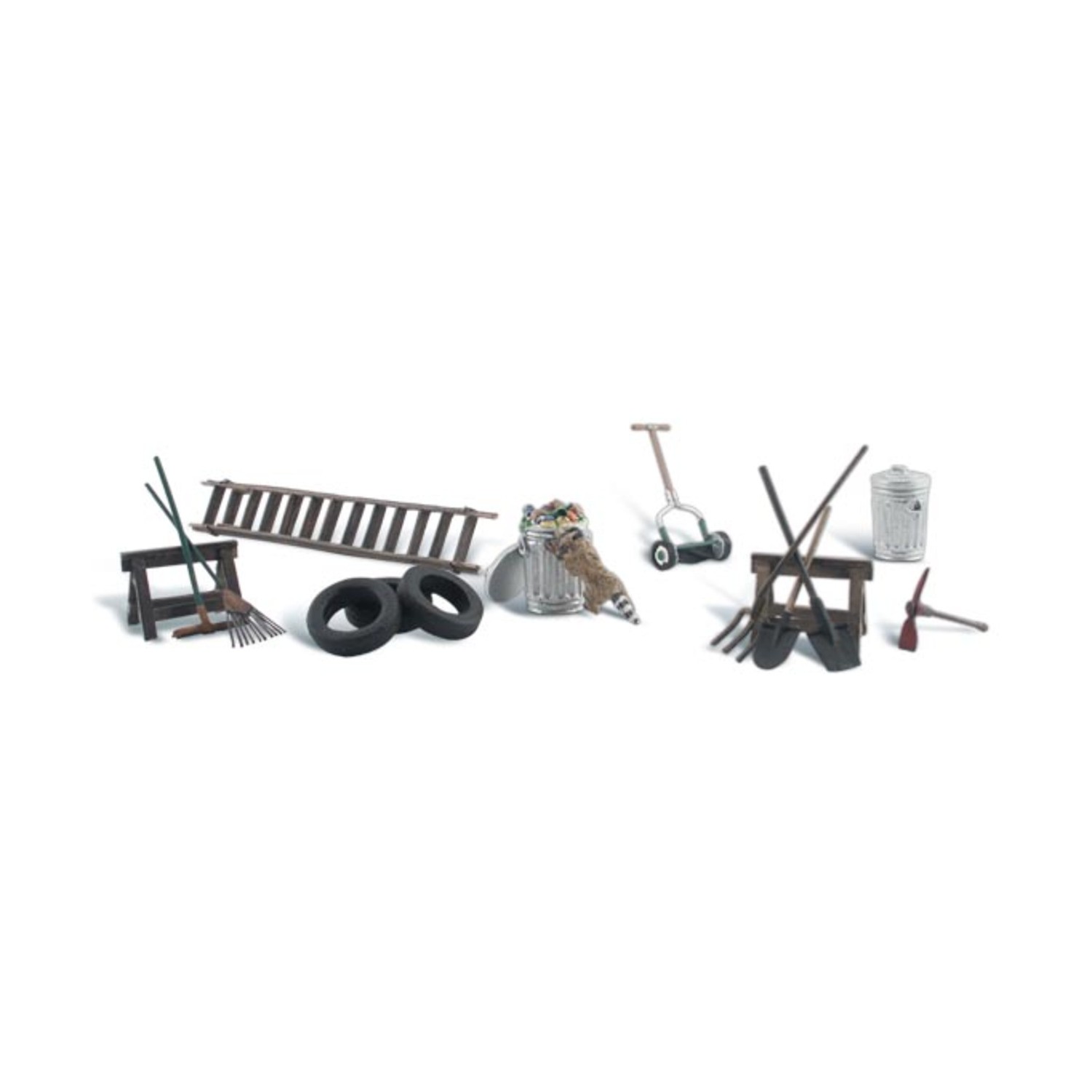 Woodland Scenics Terrain Garage Treasures Pack New