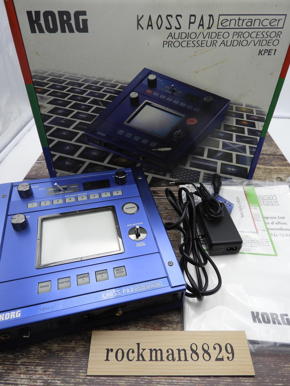 KORG KPE‑1 Kaoss Pad Entrancer Real Time Audio and Video FX Processor From Japan