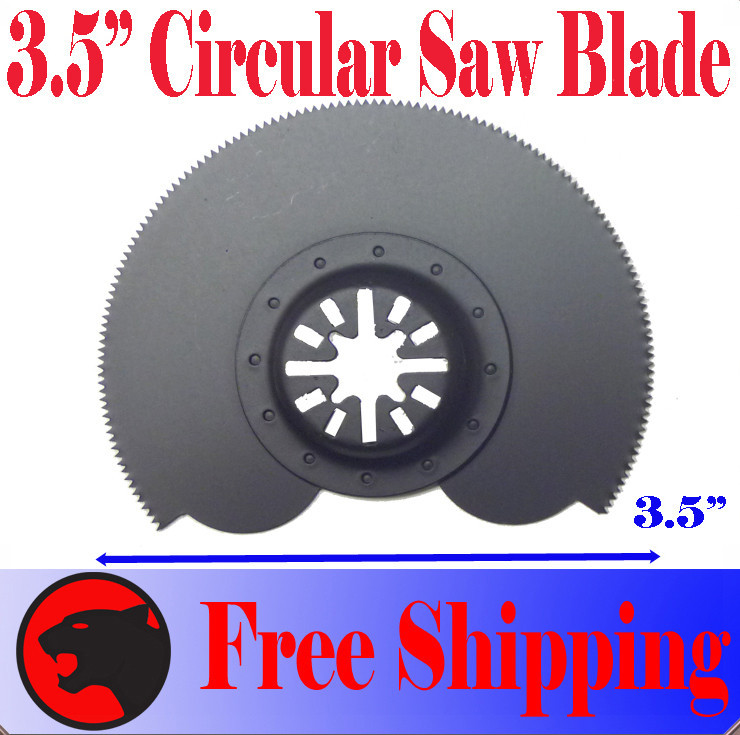 3.5" Circular Cut Oscillating Multi Tool Saw Blade For Metal Wood Cutting