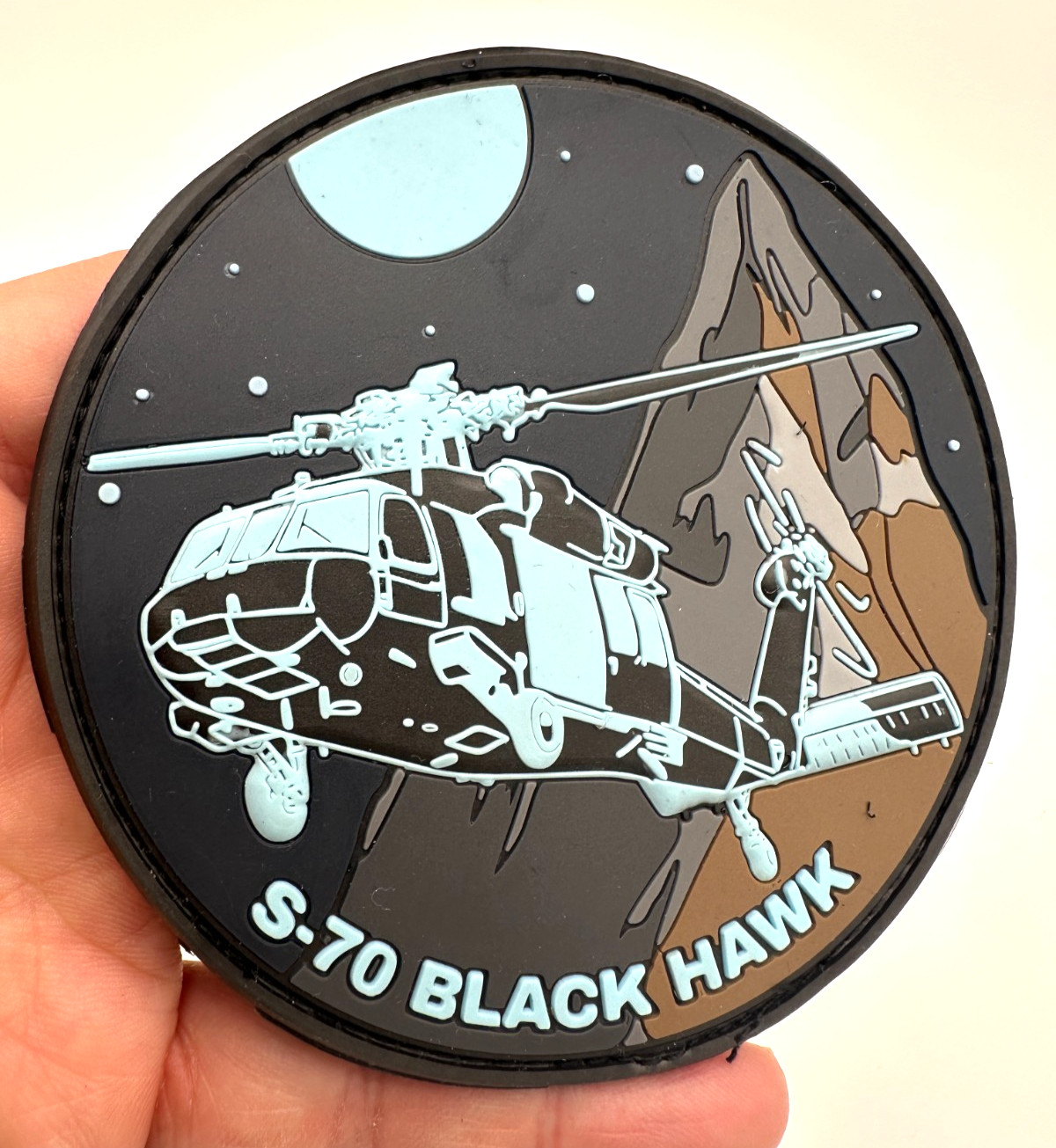 SKORSKY S-70 BLACKHAWK HELICOPTER -HIGH QUALITY PVC PATCH