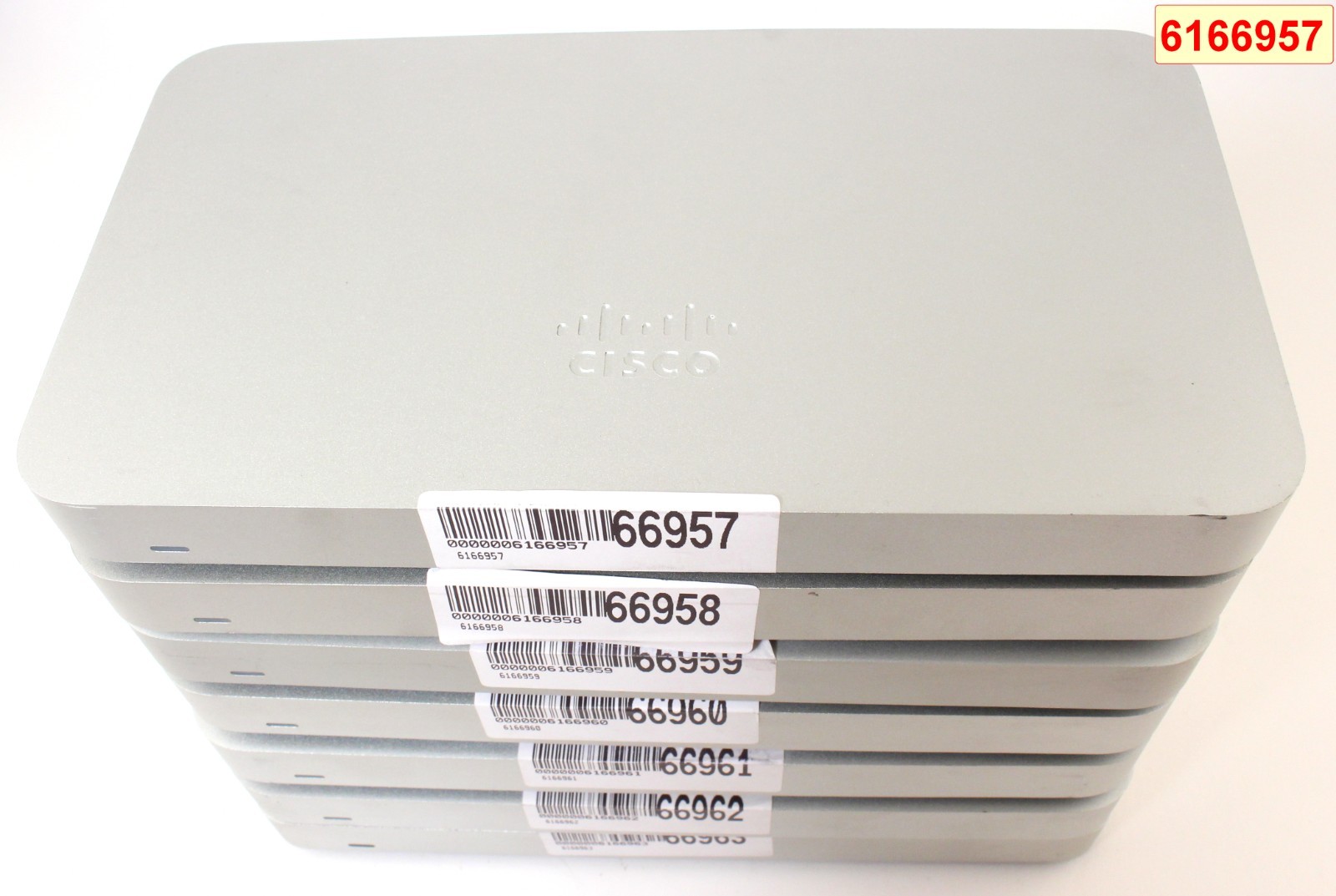 Lot of 7 Cisco Meraki MX64-HW Unclaimed Cloud Managed Security Appliance