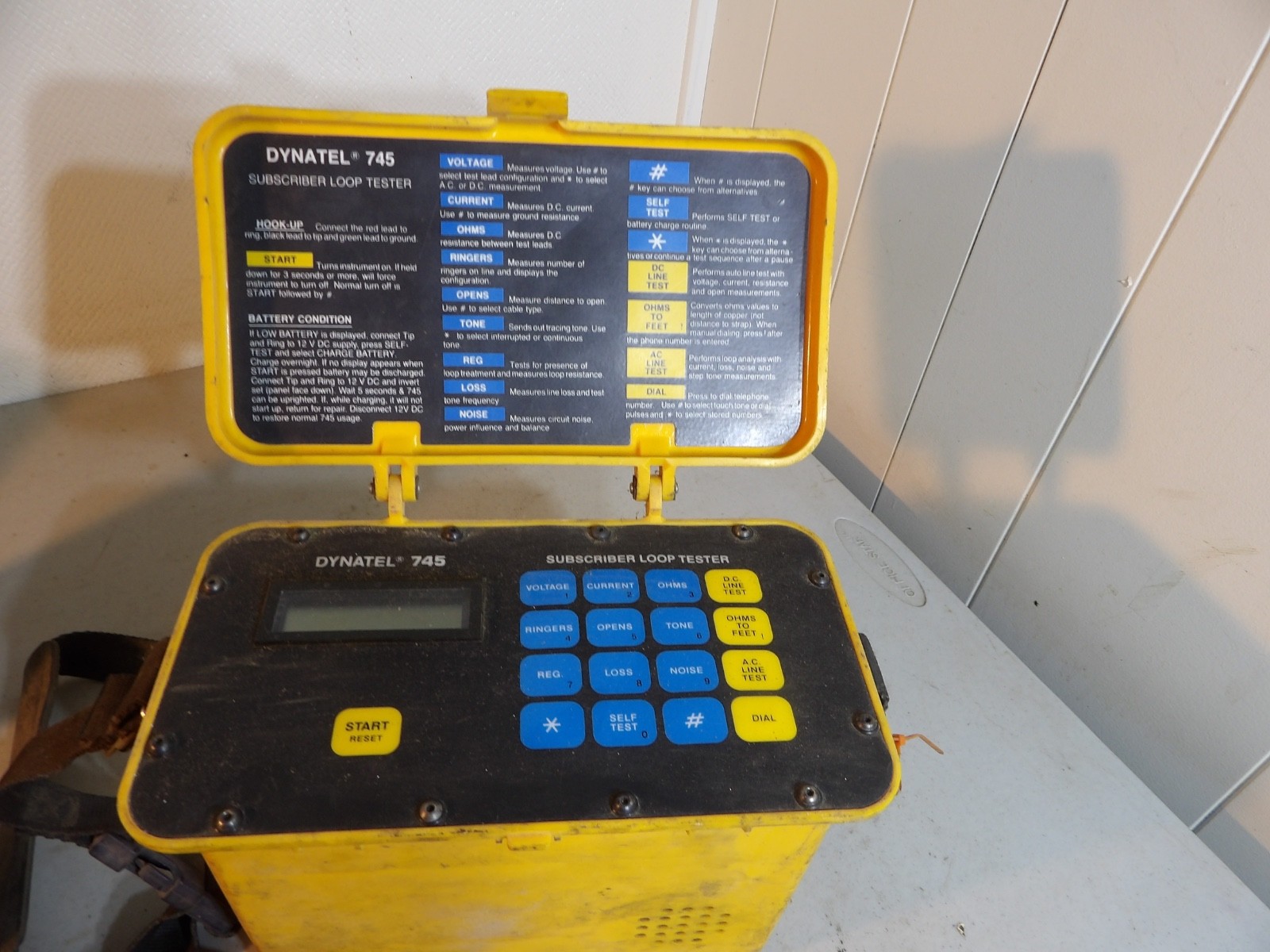 Vintage Dynate Subscriber Loop Tester Model 745  ( Untested )