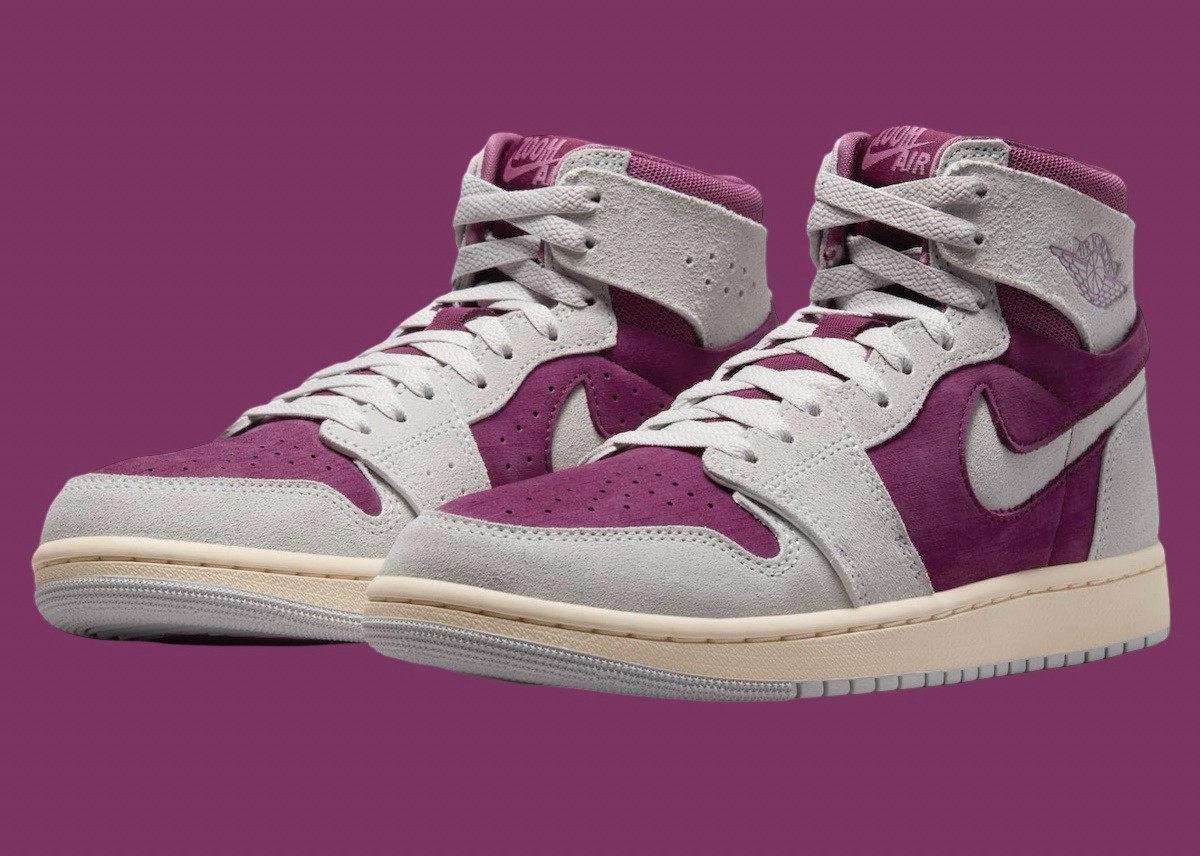 Nike Women Air Jordan 1 CMFT 2 Bordeaux/Grey DV1305-600 (Sizes 8) NEW NO BOX