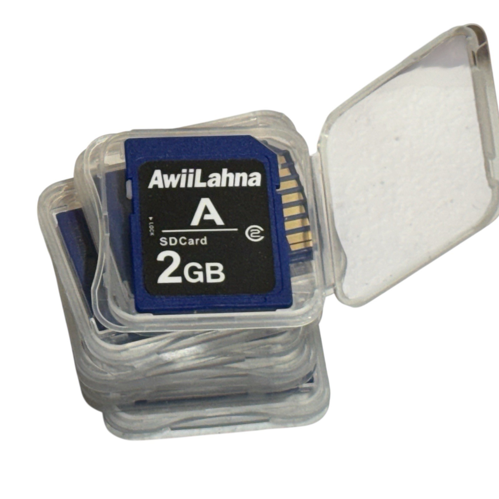New 10-Pack 2GB SD Cards - Bulk Legacy Storage for CNC & Vintage Cameras In Case