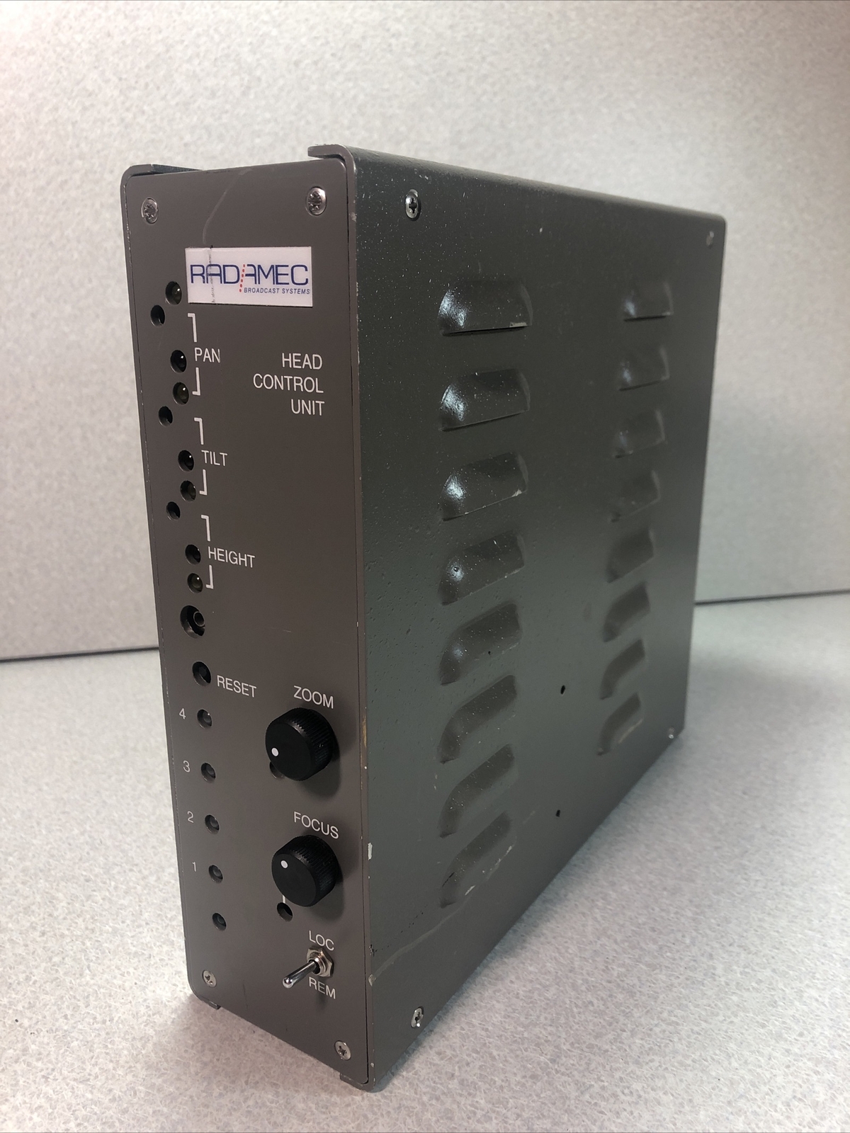Radamec Broadcast Systems HK185 Head Control Unit AS IS