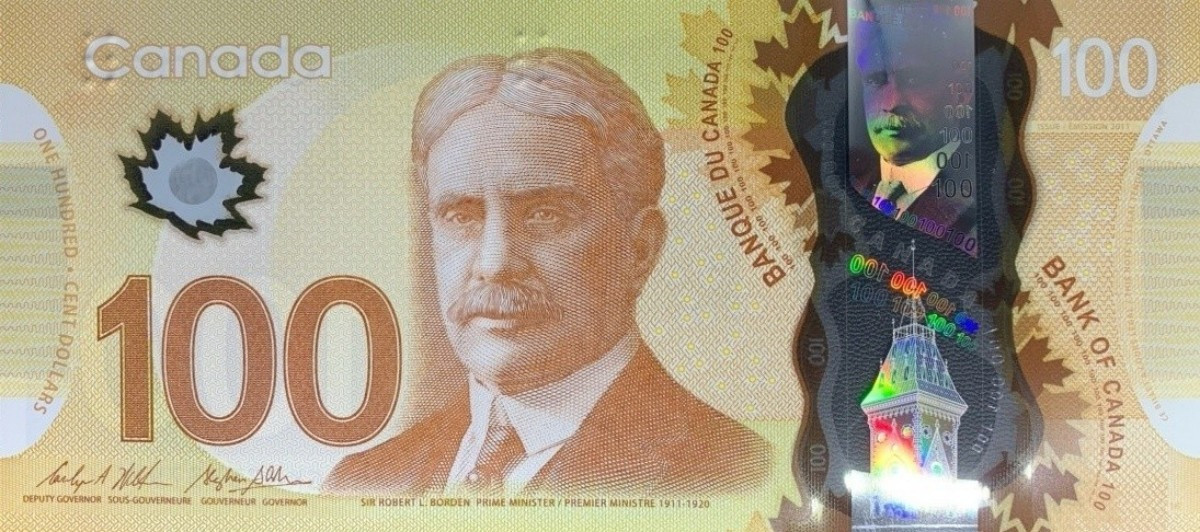 Canada 100 Dollars 2011 P 110 Polymer Random Sign UNC