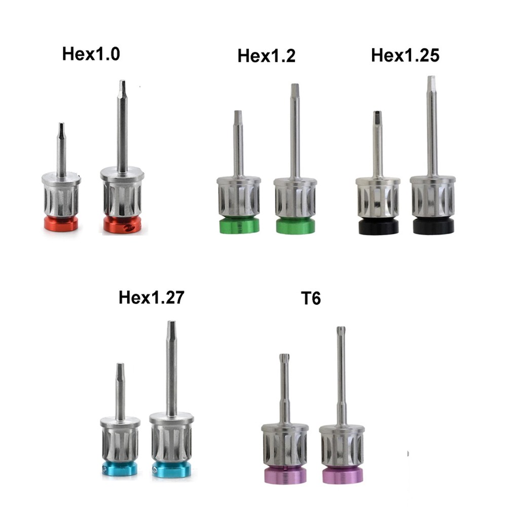 2xDental Implant Screwdriver 1.25 1.2 Hex Driver Hand for 3i Astra Zimmer