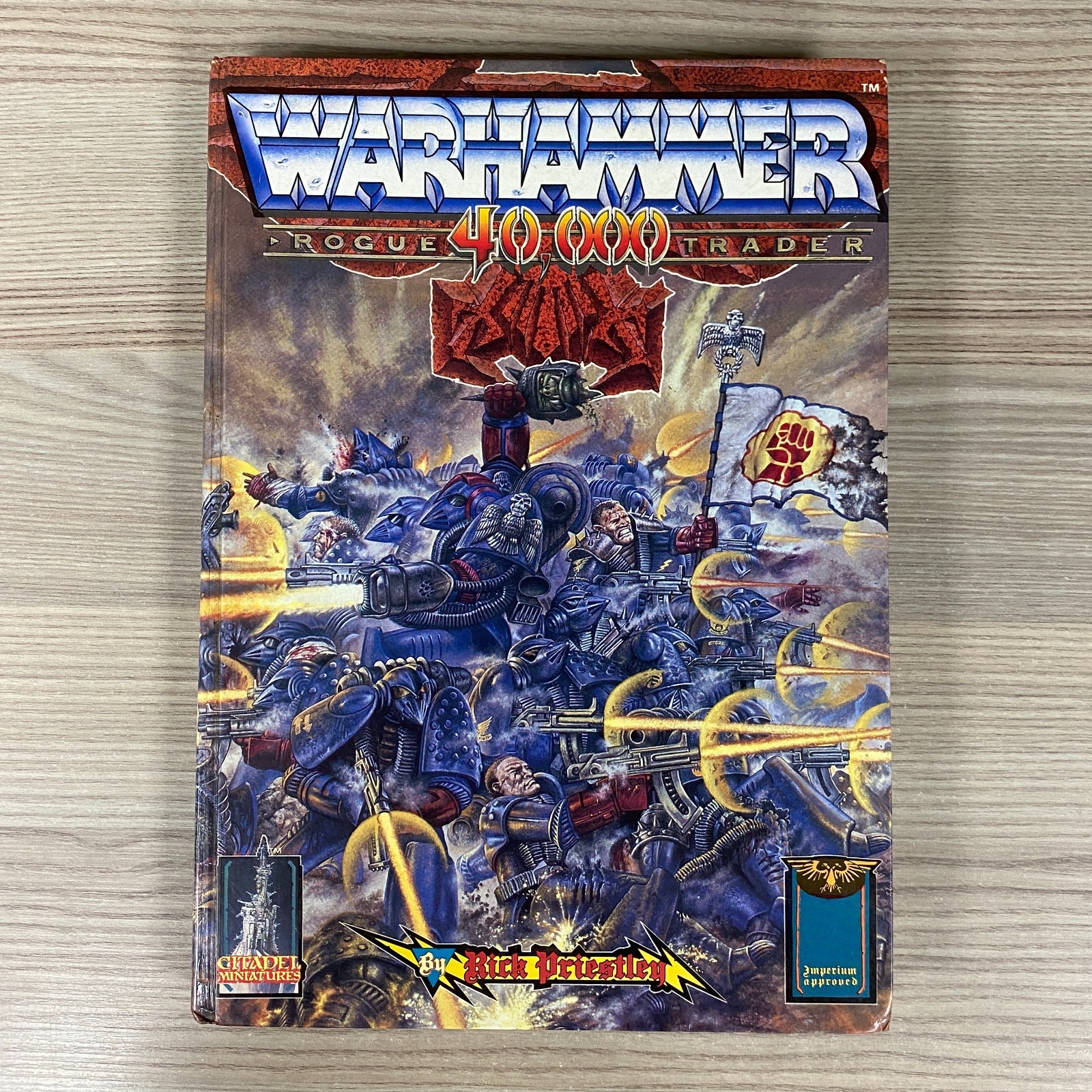 WARHAMMER 40,000 40K ROGUE TRADER CORE RULEBOOK 1987 HARDBACK RICK PRIESTLY