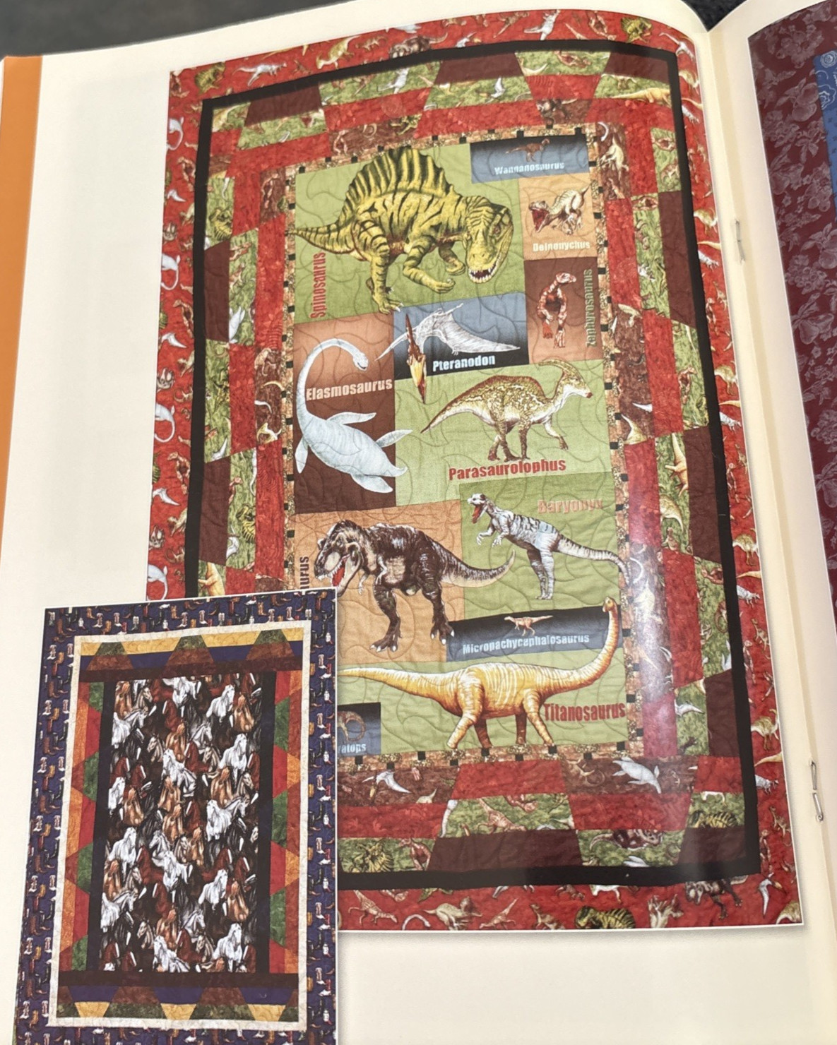 Rare Designs by Lavender Line PANELS & PRINTS Quilt Pattern 2009 bk