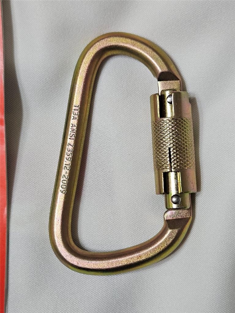 Malta Dynamics High Strength Steel Locking Carabiner C1001, 9000 lbs Rated