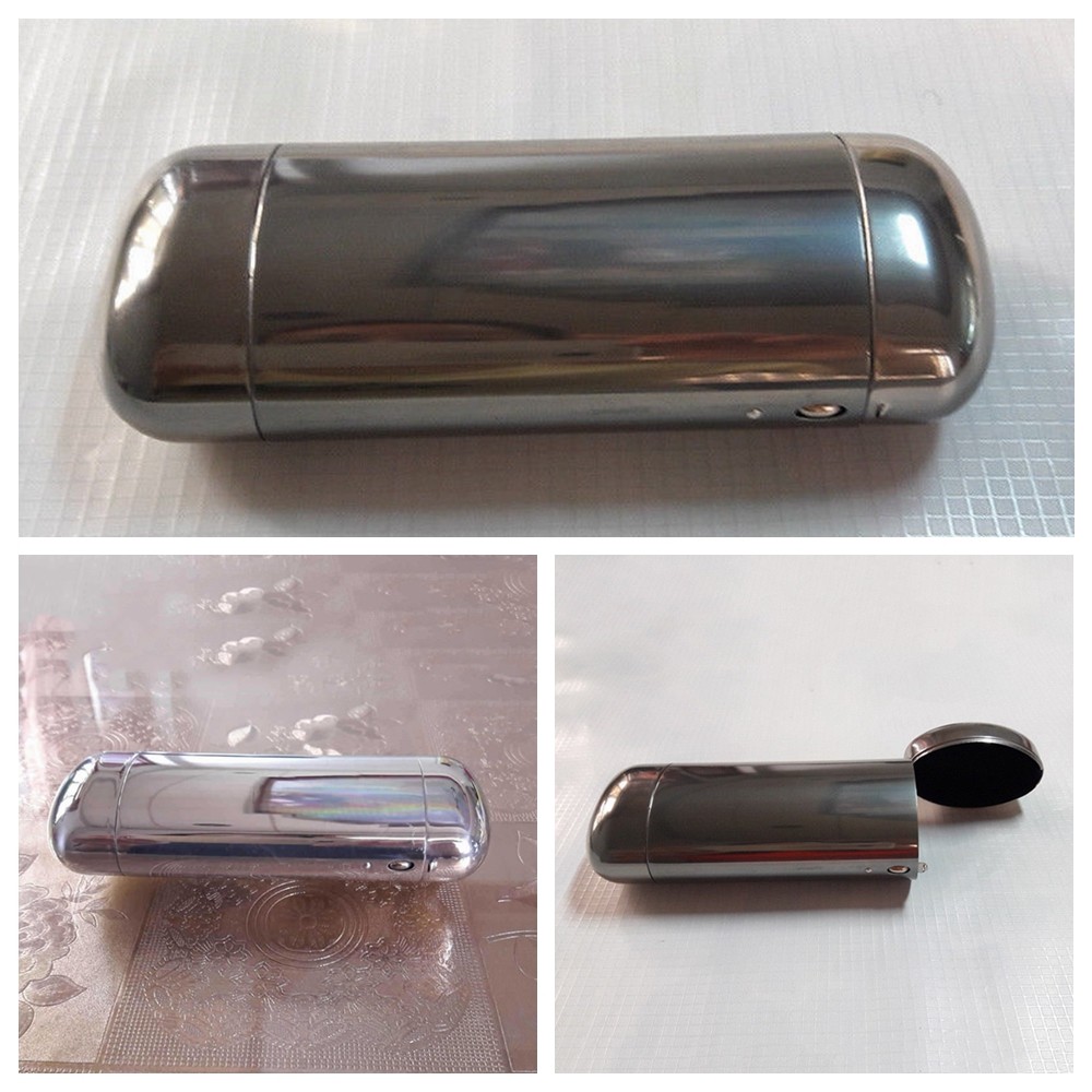 Hard Metal Silver Glasses Case Storage Aluminum Sunglasses Case Box Protector