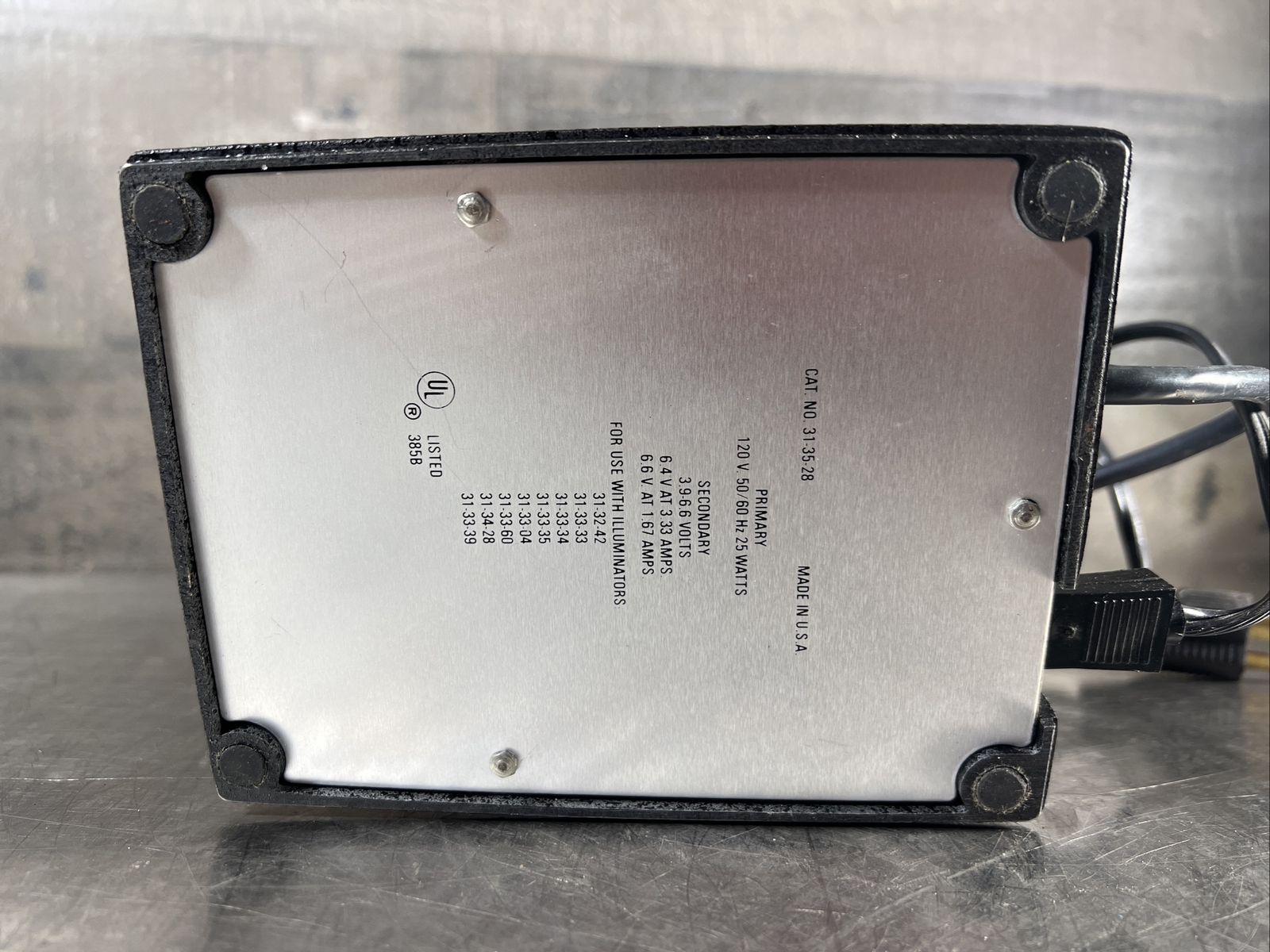 Leica Microscope Illuminator Transformer 31-35-28