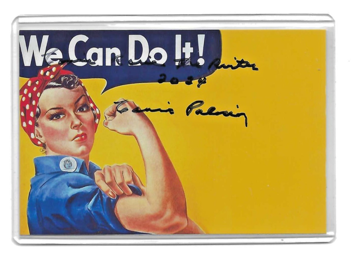 CONNIE PALACIOZ, WORLD WAR 2 ROSIE THE RIVETER SIGNED / AUTOGRAPH 4X6 Photograph