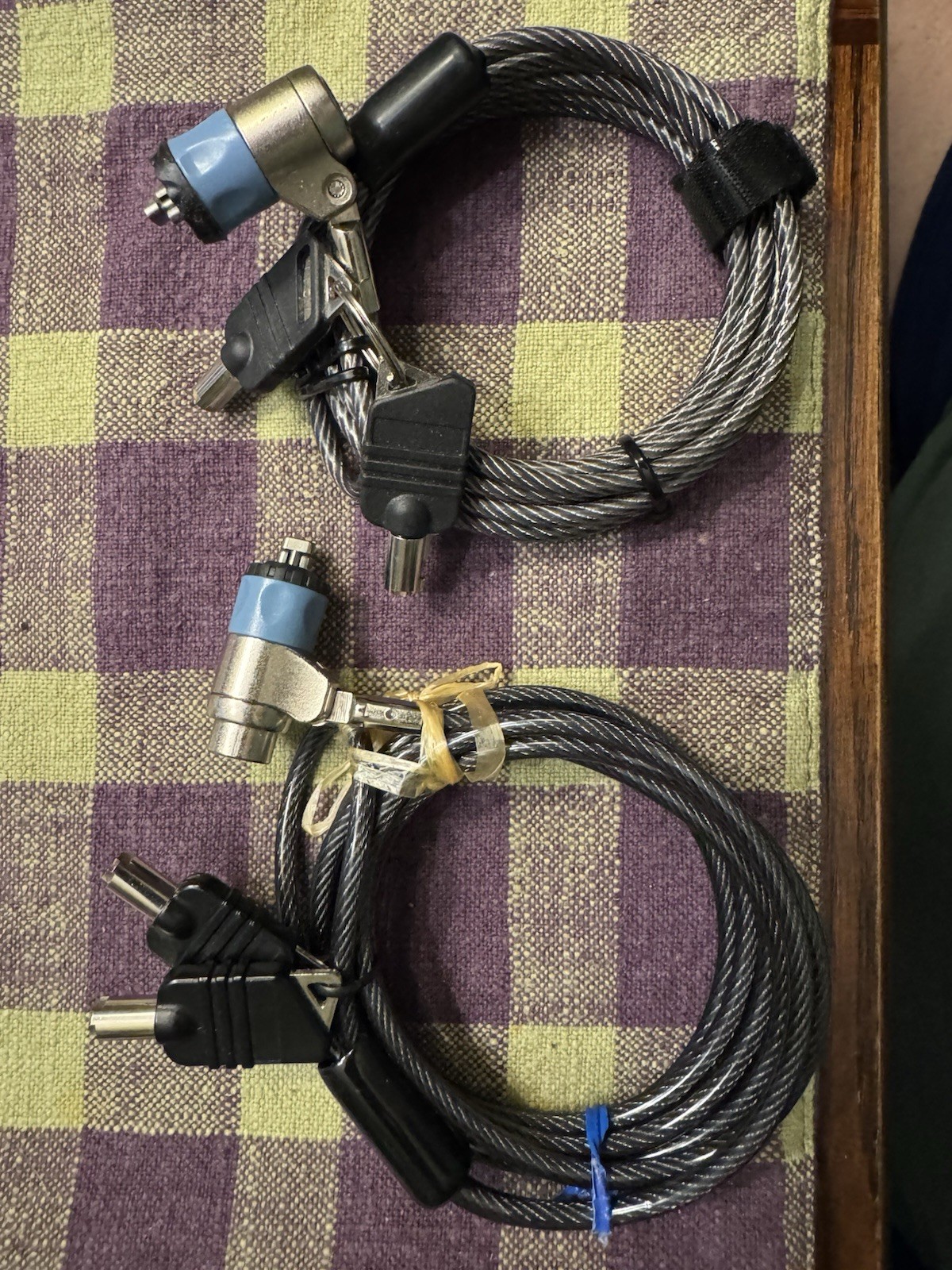 Notebook Laptop Computer Lock Security Lock Cable Chain With Keys