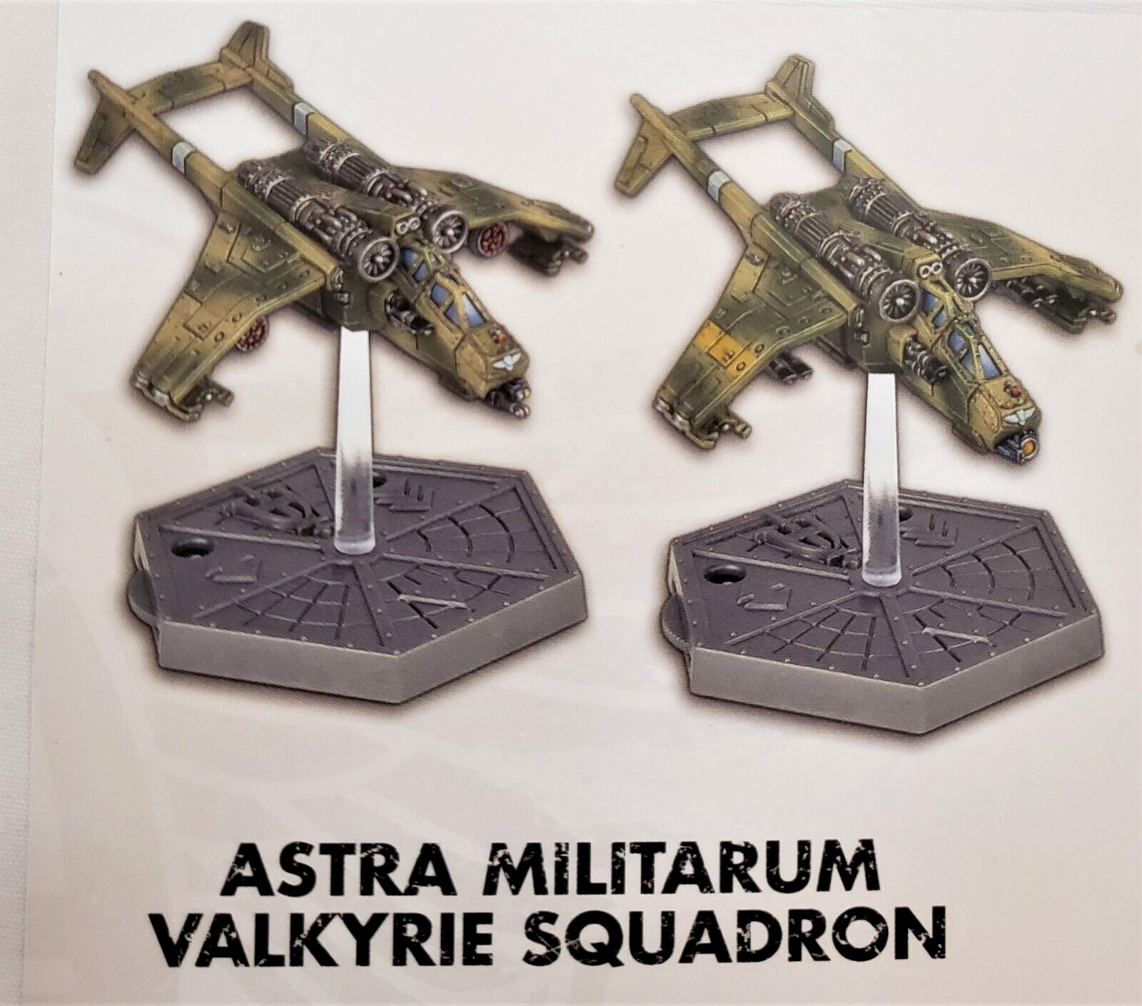 Aeronautica Imperialis Valkyrie Assault Carriers / Vendettas Warhammer 40K Astra