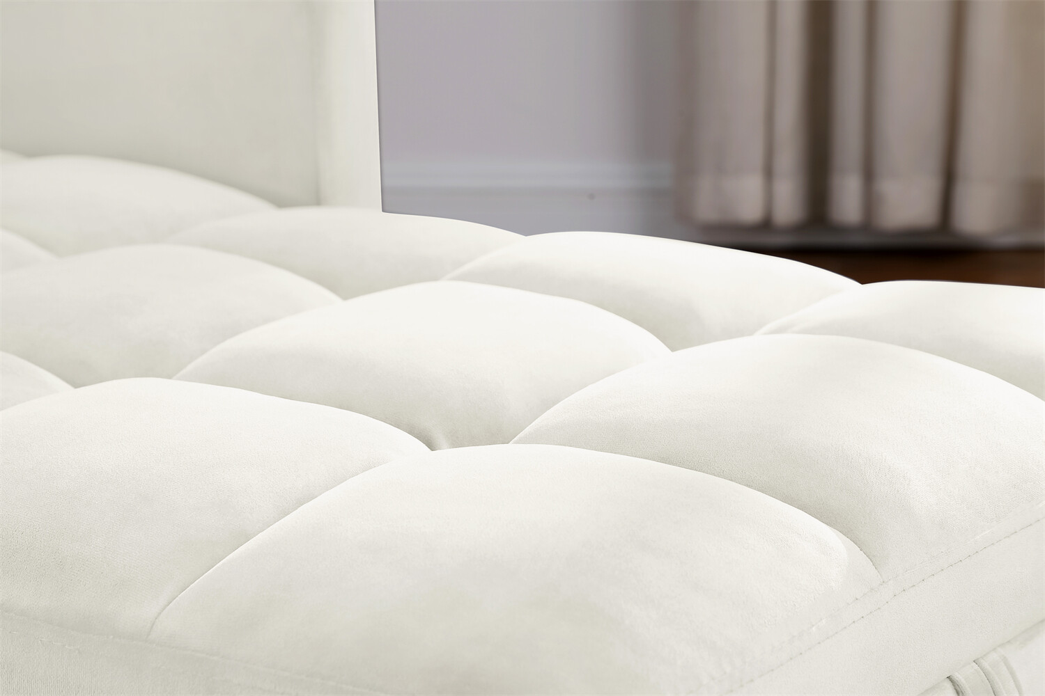 Convertible Sofa Bed Chair 3-in-1 Multi-Functional Folding Sofa Beige New