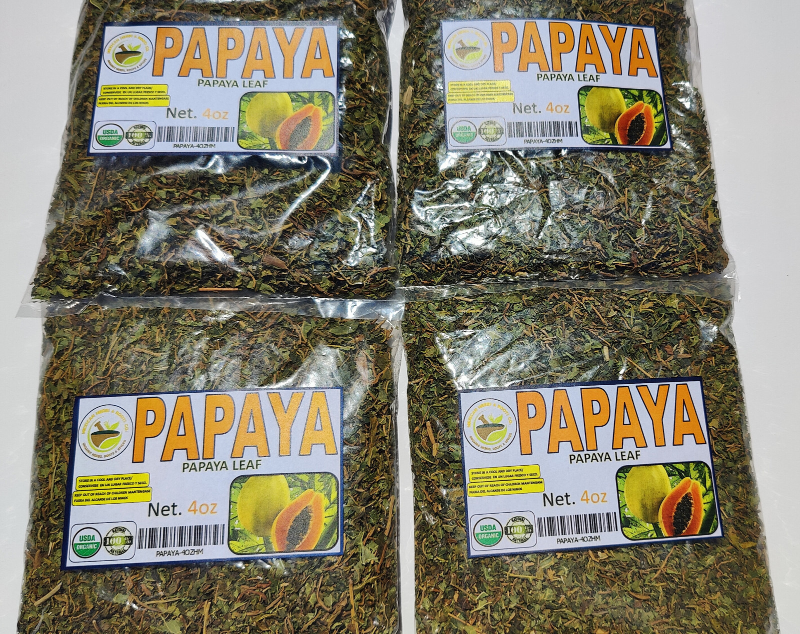 4oz Hojas de papaya, papaya leaves, papaya leaf,te/tea hoja de papaya Natural