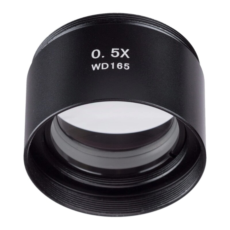 0.5X Barlow Auxiliary Objective Lens for Stereo Microscope 1-7/8" WD165