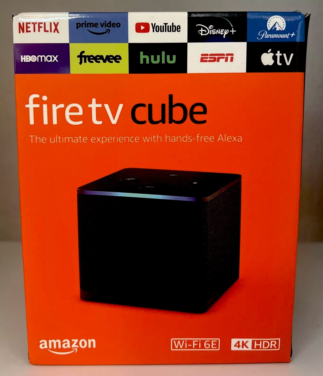 Amazon Fire TV Cube 3rd Gen-Alexa Wi-Fi 6E 4K Ultra HD-B09BZZ3MM7 “Brand New”