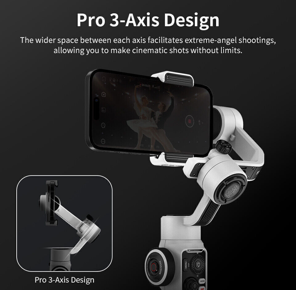 ZHIYUN Smooth 5S Combo 3- Axis Handheld Gimbal Stabilizer for Android Smartphone