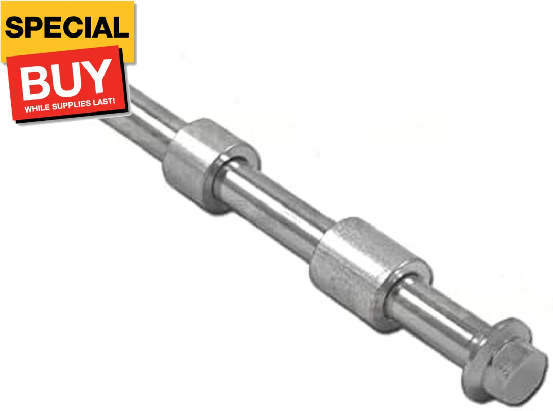 Replacement 15mm Front or Rear 10.5" Wheel Axle for Pocket Pit Dirt Bikes Compat