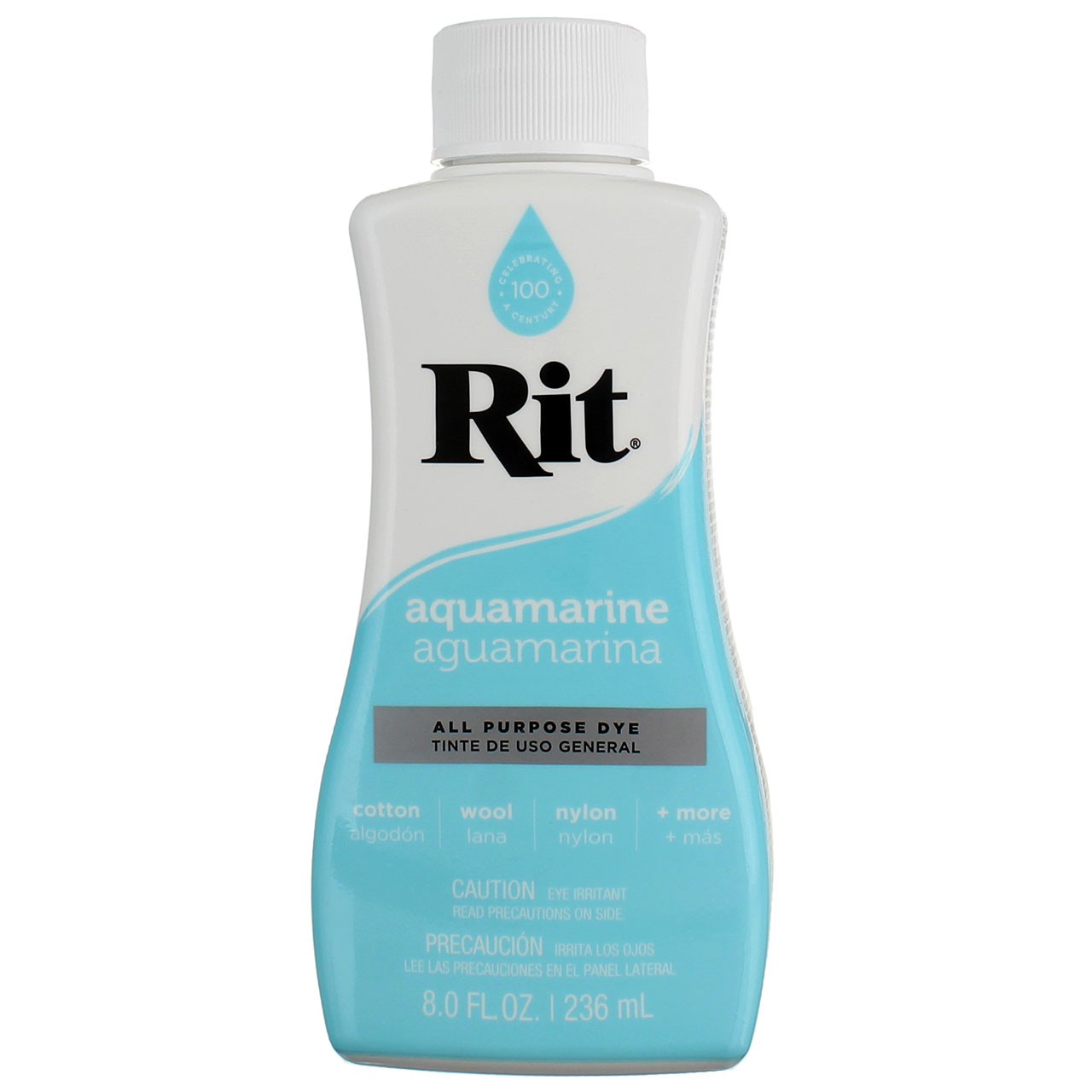 6 Pack Rit All Purpose Dye, Aquamarine, 8 fl oz