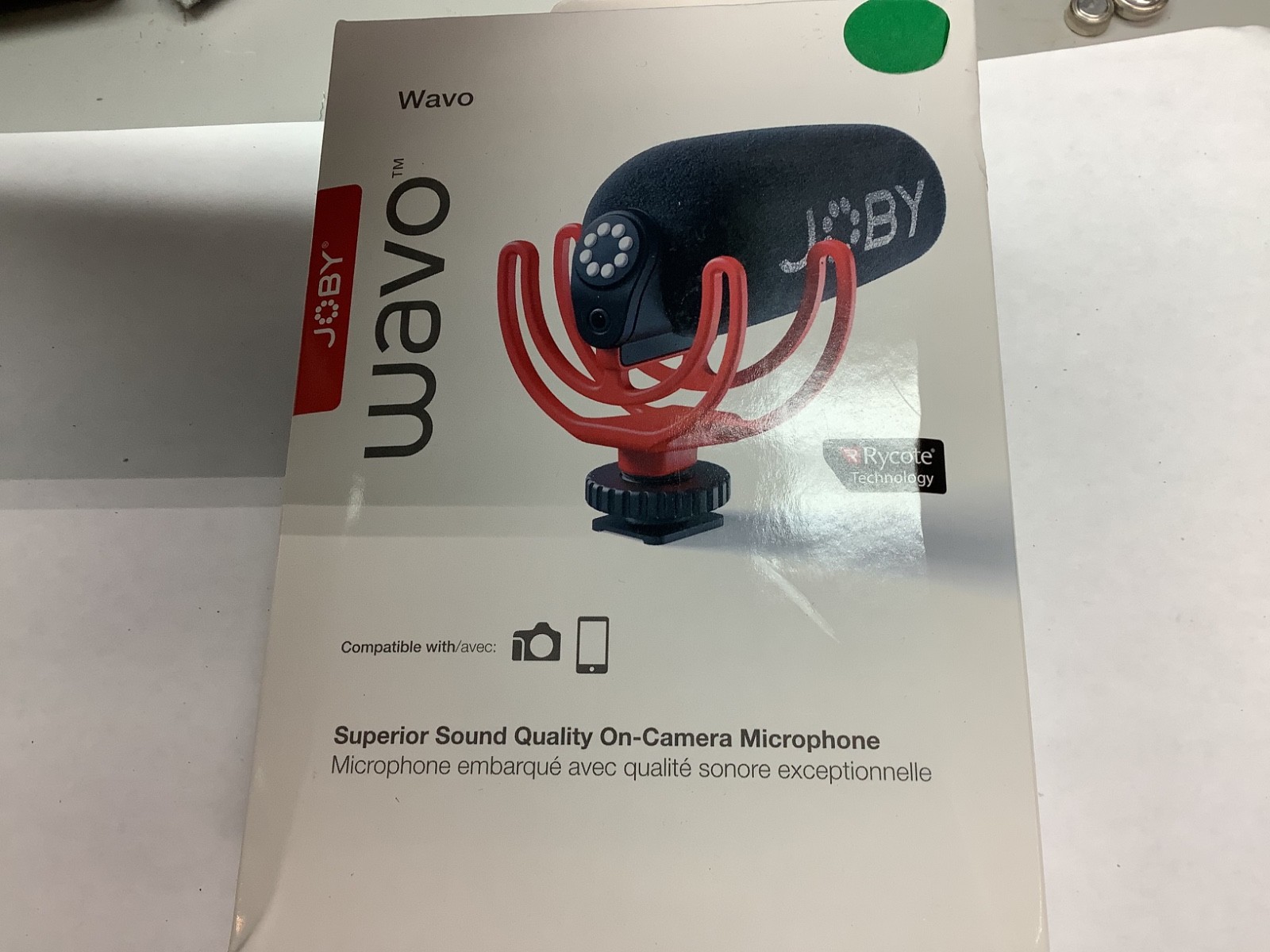 JOBY Wavo On-Camera Vlogging Compact Microphone Super Cardioid JB01675-BWW DSLR