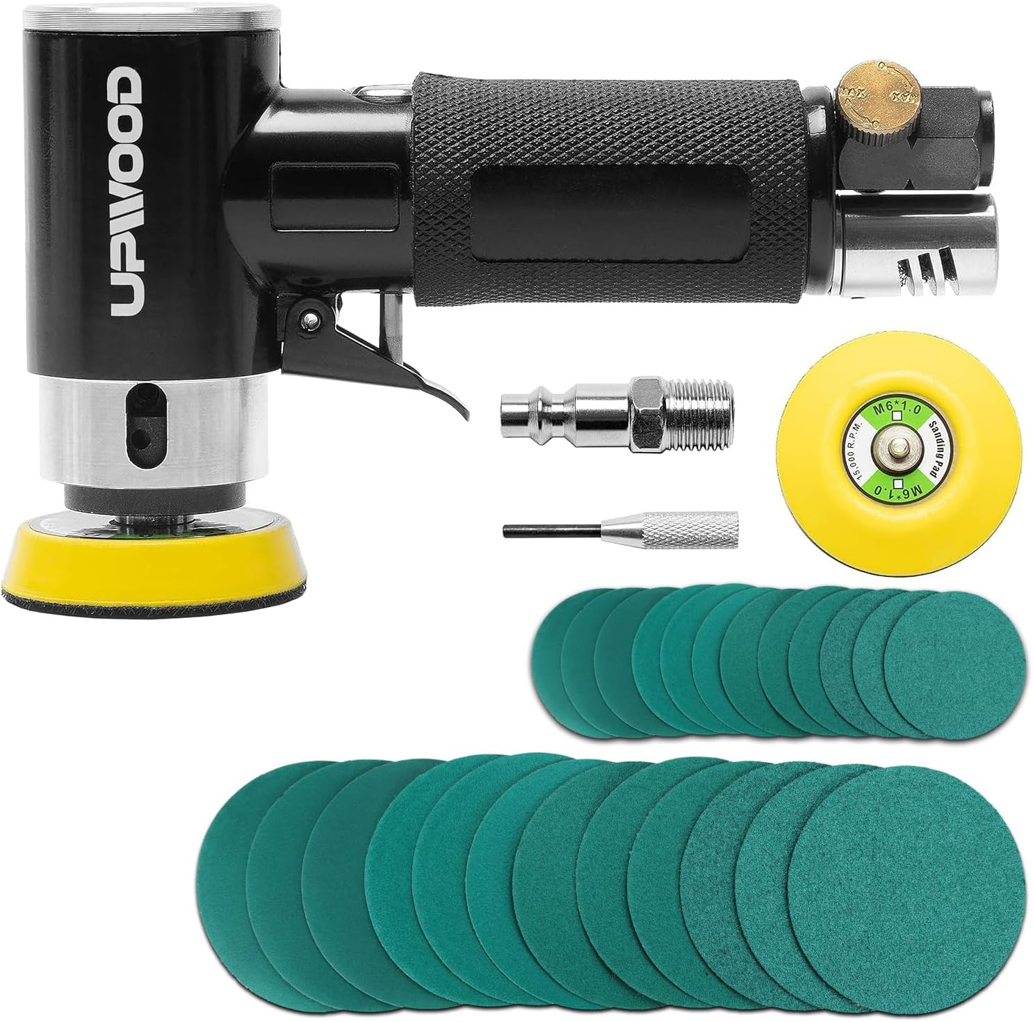 2'' 3'' Mini Orbital Air Sander by , Small Pneumatic Random Orbital
