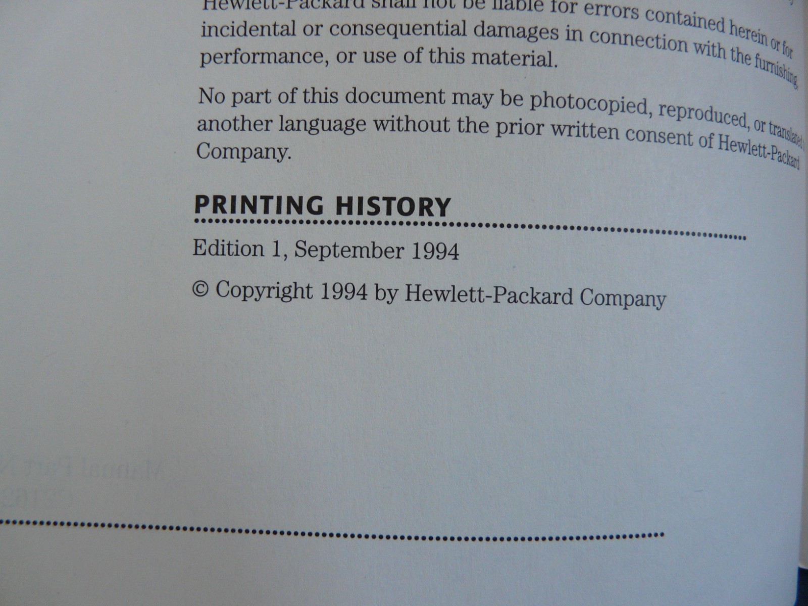 HP Deskjet 540 Printer User's Guide