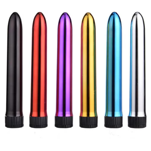7 inch Multi-Speed Bullet Vibrator Dildo G-Spot Clitoral Anal Massager Sex Toy