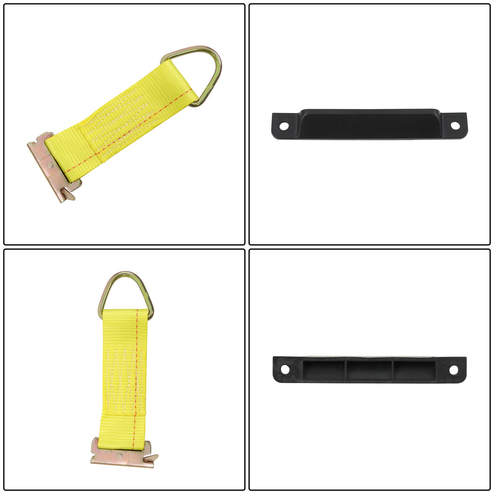 Labwork 32 Pack 8' E Track Tie Down Rail Kit 8x 8' E-Track 8x O-Rings 8x D-Rings