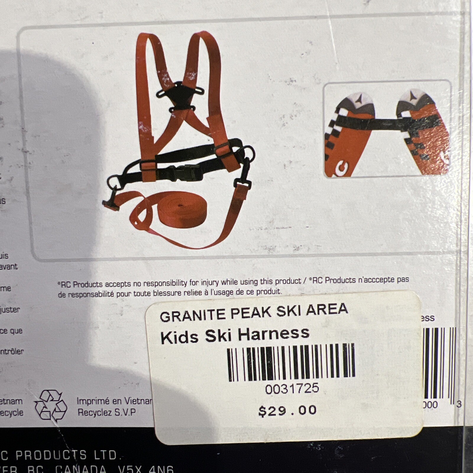 Kids Ski Harness by RC Sport
