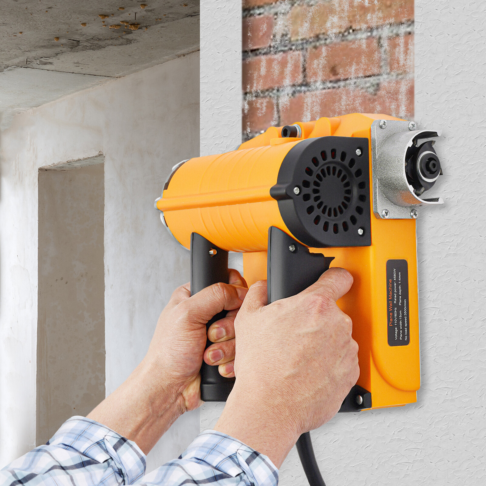 4580W 110V Shovel Machine Electric Wall Scraper Planner Wall Planing Machine
