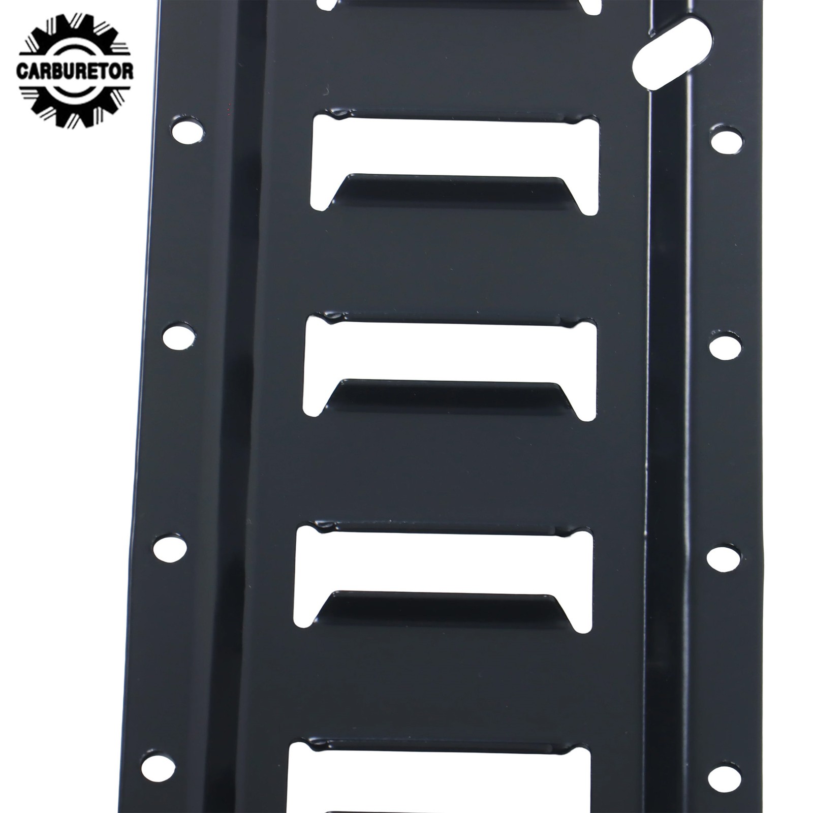 8 Feet Long E Track Rails Black Finish 5 Pack For Cargo Management System