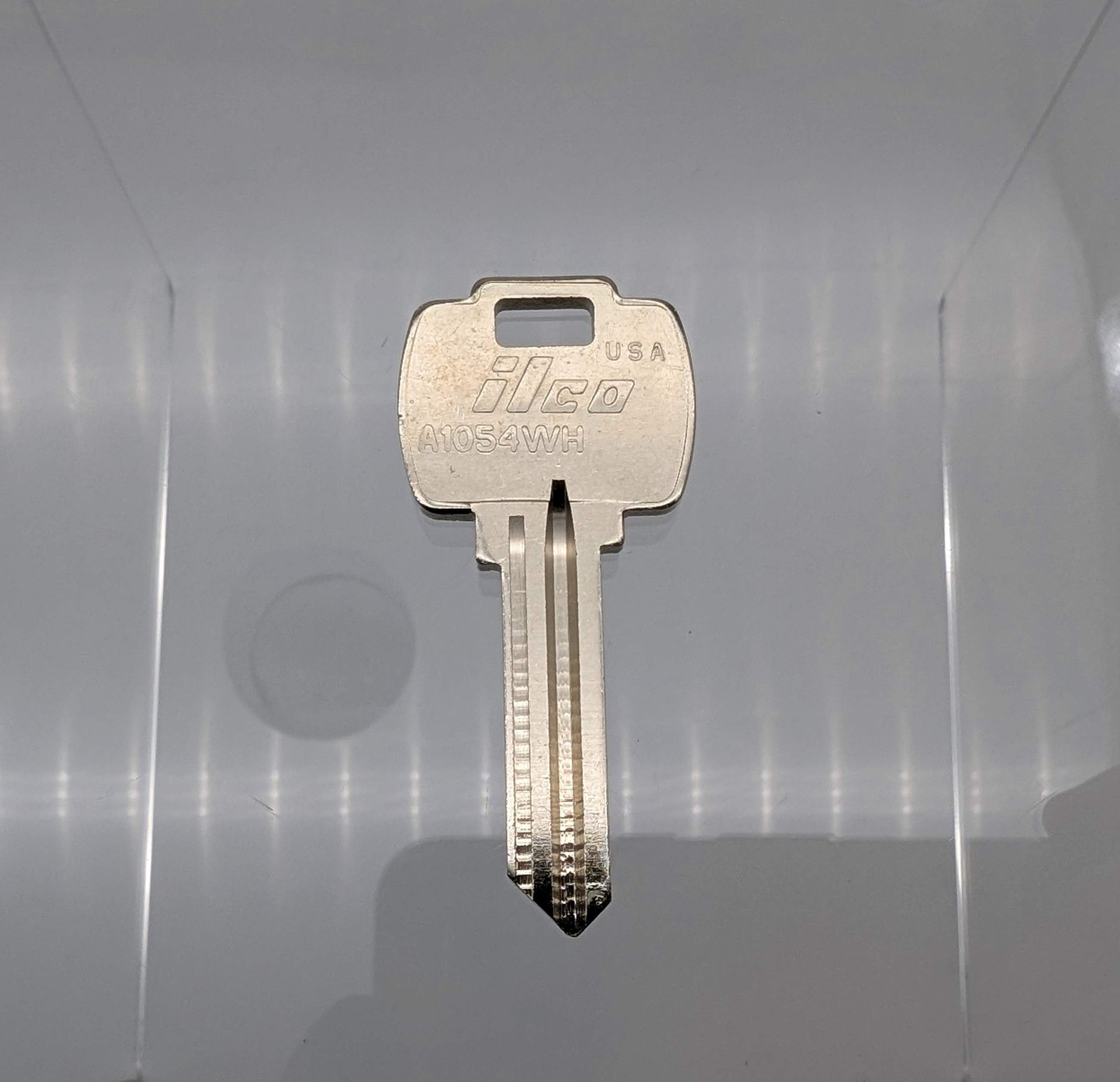10x Ilco A1054WH Key Blanks 6 Pin for Some Falcon Locks Nickel Plated
