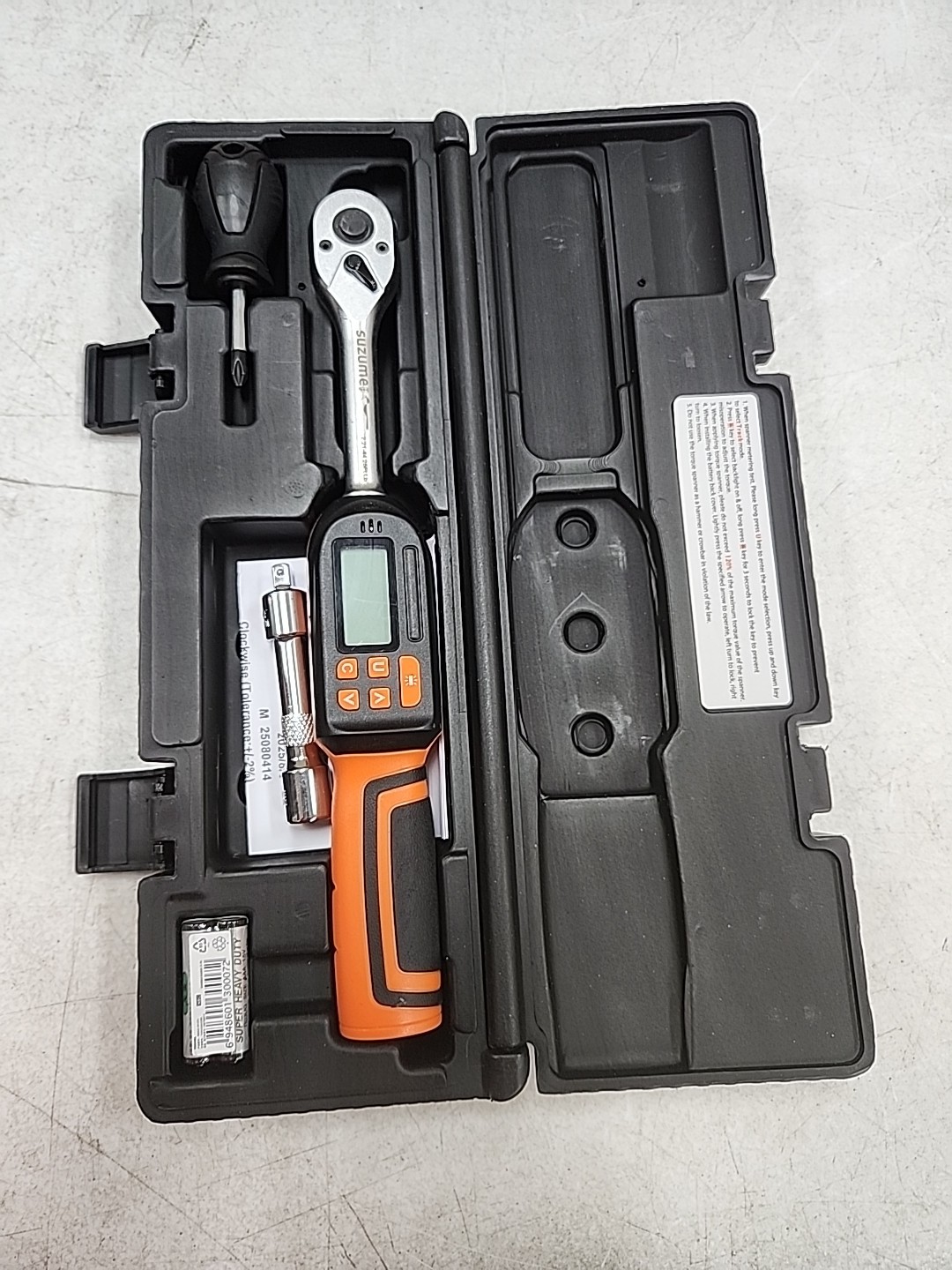 NEW Suzume Digital Torque Wrench 3/8" SM3204