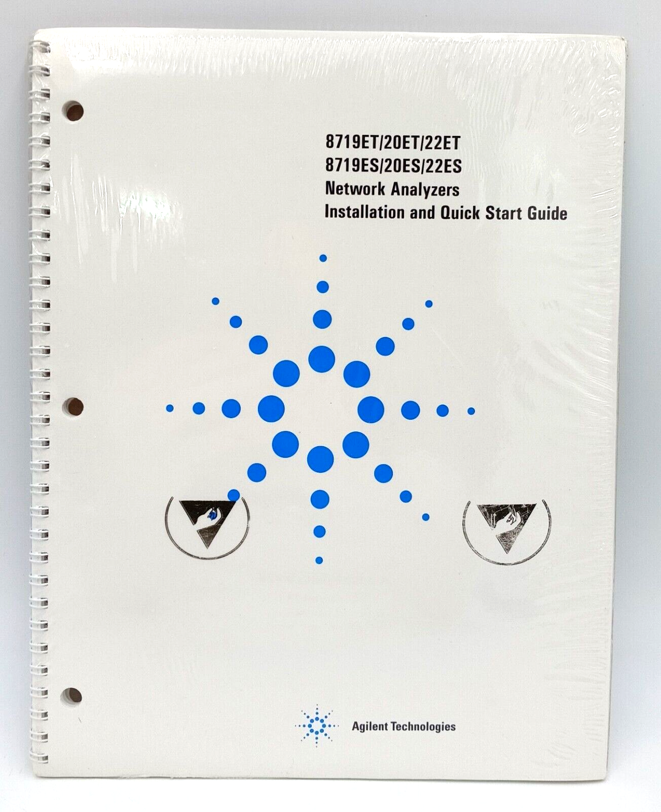 Agilent Technologies 8719ET/20ET/22ET Network Analyzers Quick Start Guide