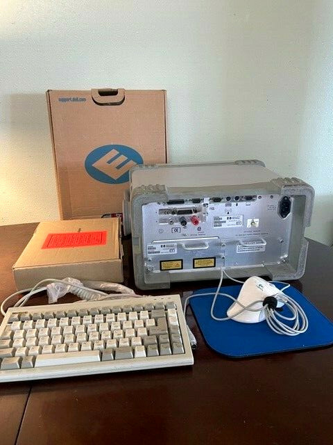 HP AGILENT 8147 OTDR SYSTEM W/CARRYING CASE, and EVERYTHING IN THE PHOTOS- NICE!