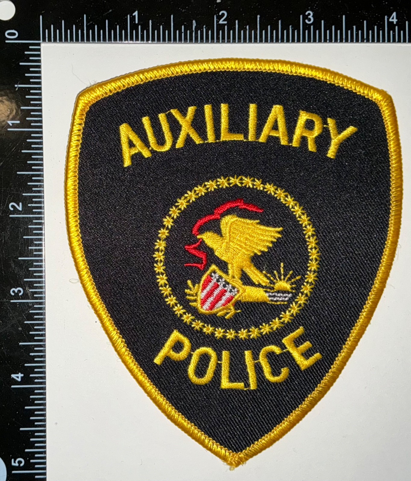 VINTAGE OBSOLETE Auxiliary IL Illinois Police Patch