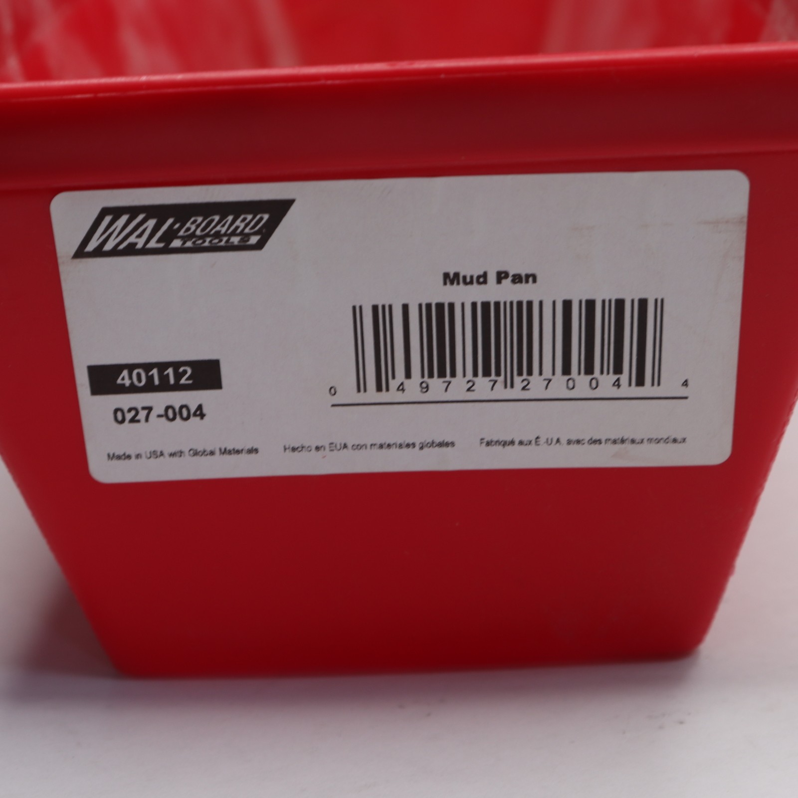 Wal-Board Tools 3.5 in. Plastic Mud Pan