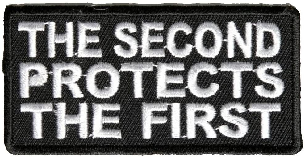THE SECOND PROTECTS THE FIRST PATCH - Color - Veteran Owned Business.