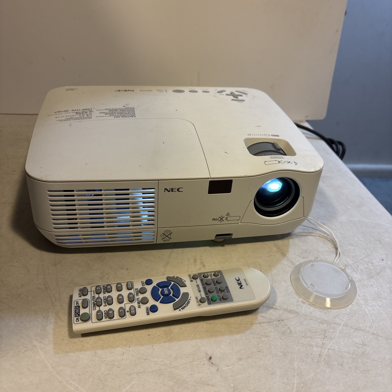 NEC NP215  DLP Engine Compact Mobile Projector. Works Great. W/ Remote