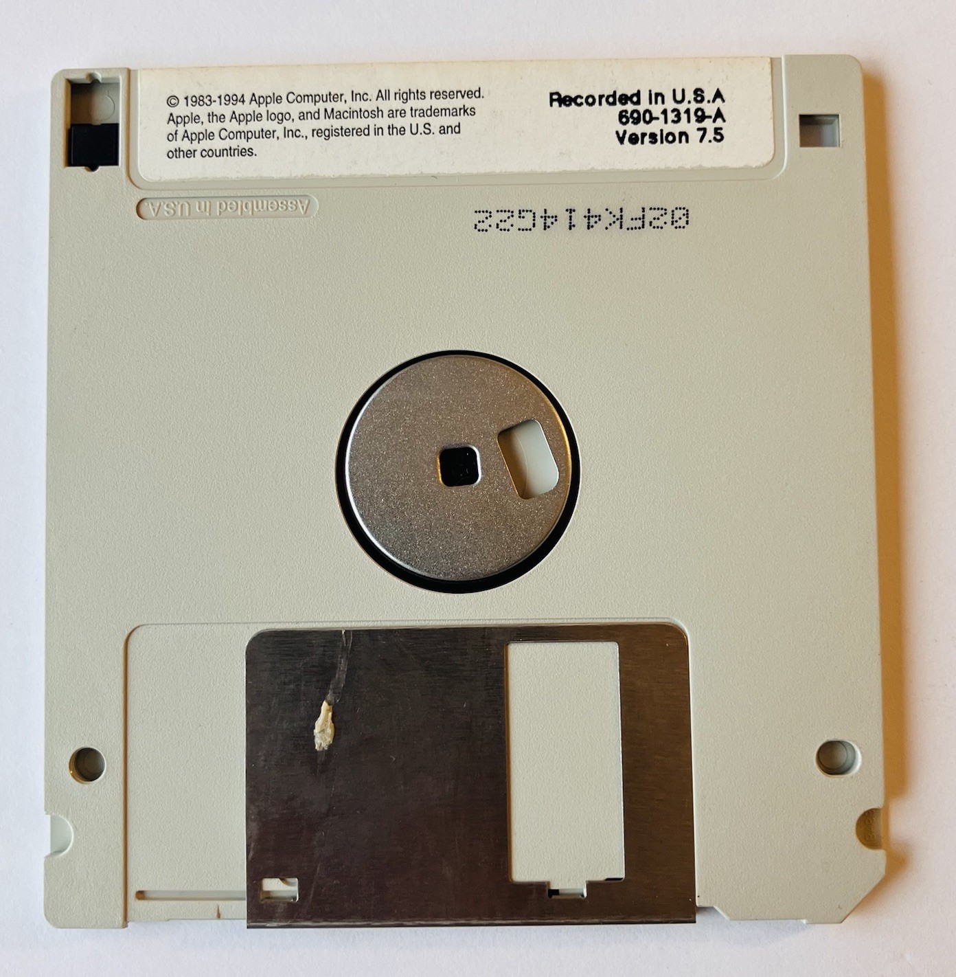 Apple Macintosh System 7.5 Utility Disks Tools CD-ROM Setup Vintage Mac