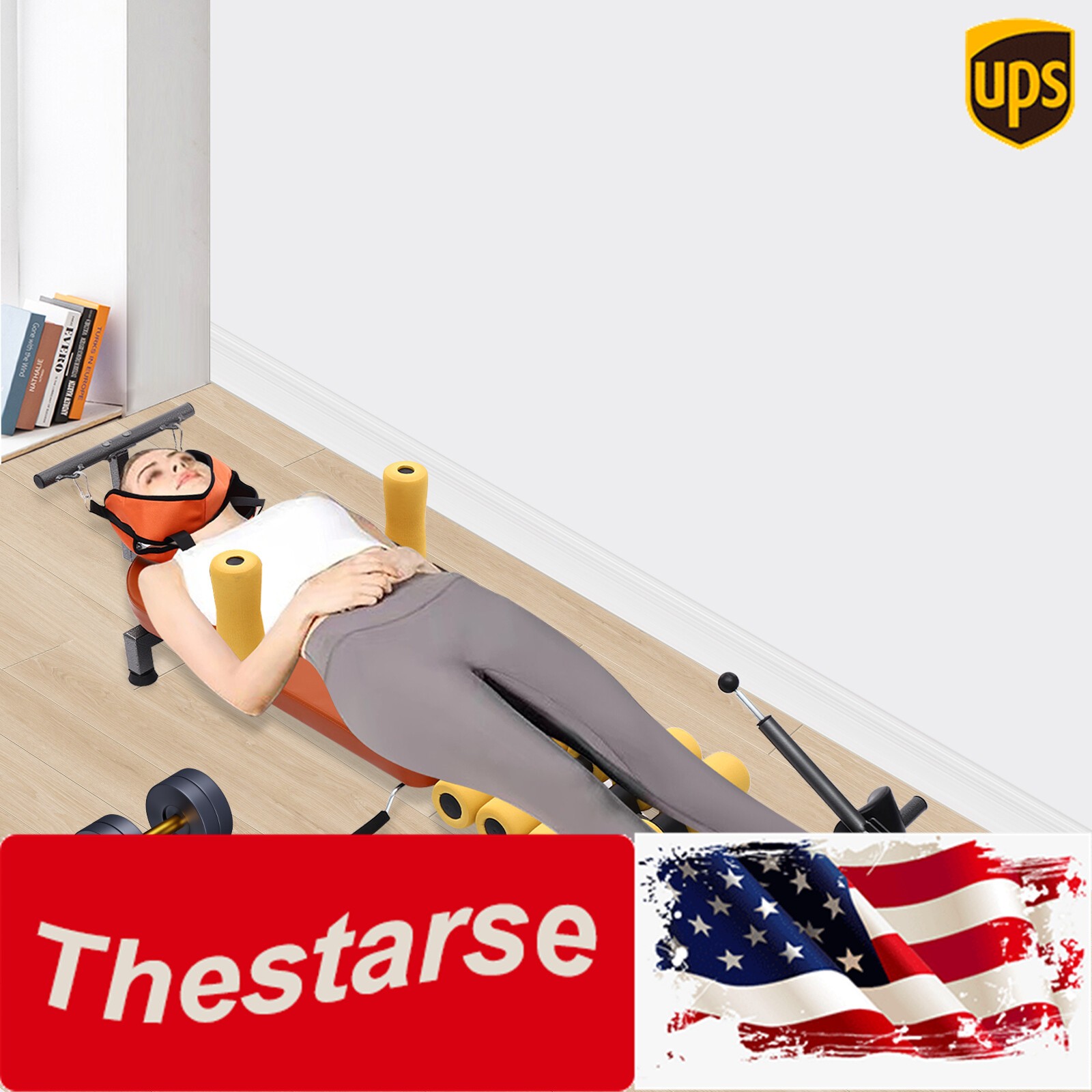 Inline Back Stretch Bench Back And Neck Decompression Neck Stretcher
