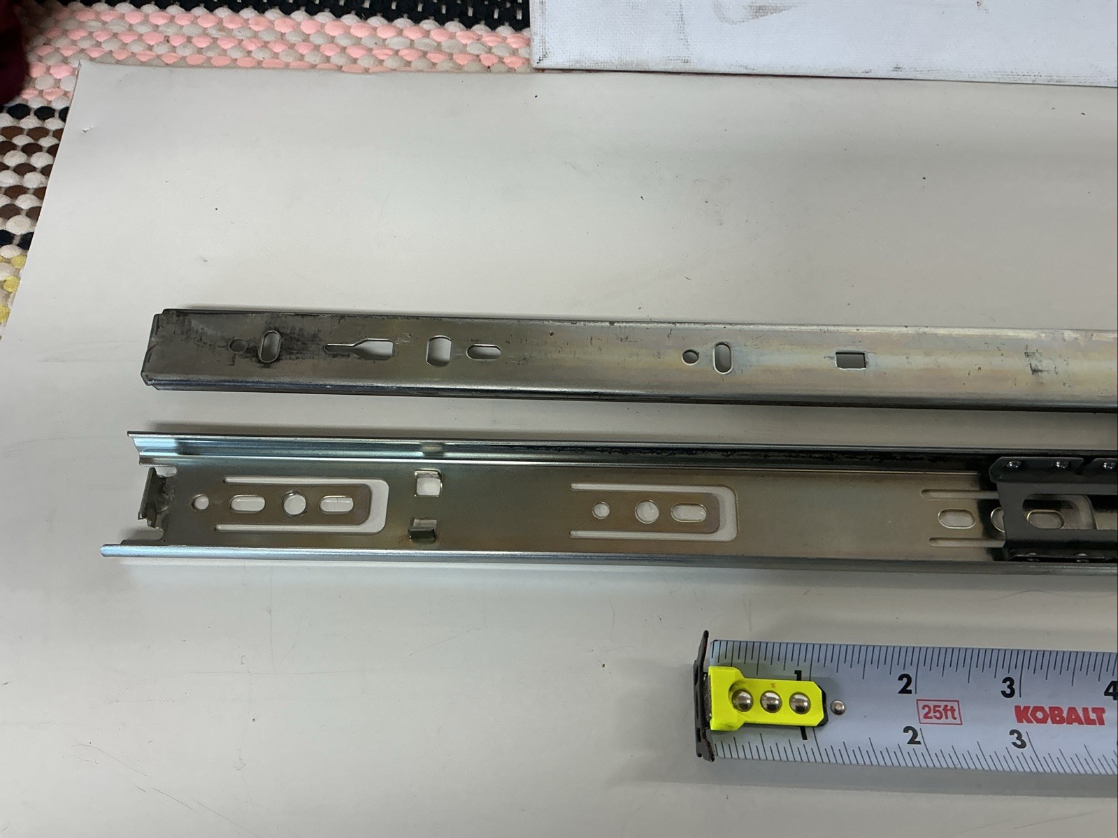 Two Older Accuride Drawer Slides 15-1/2” Inch