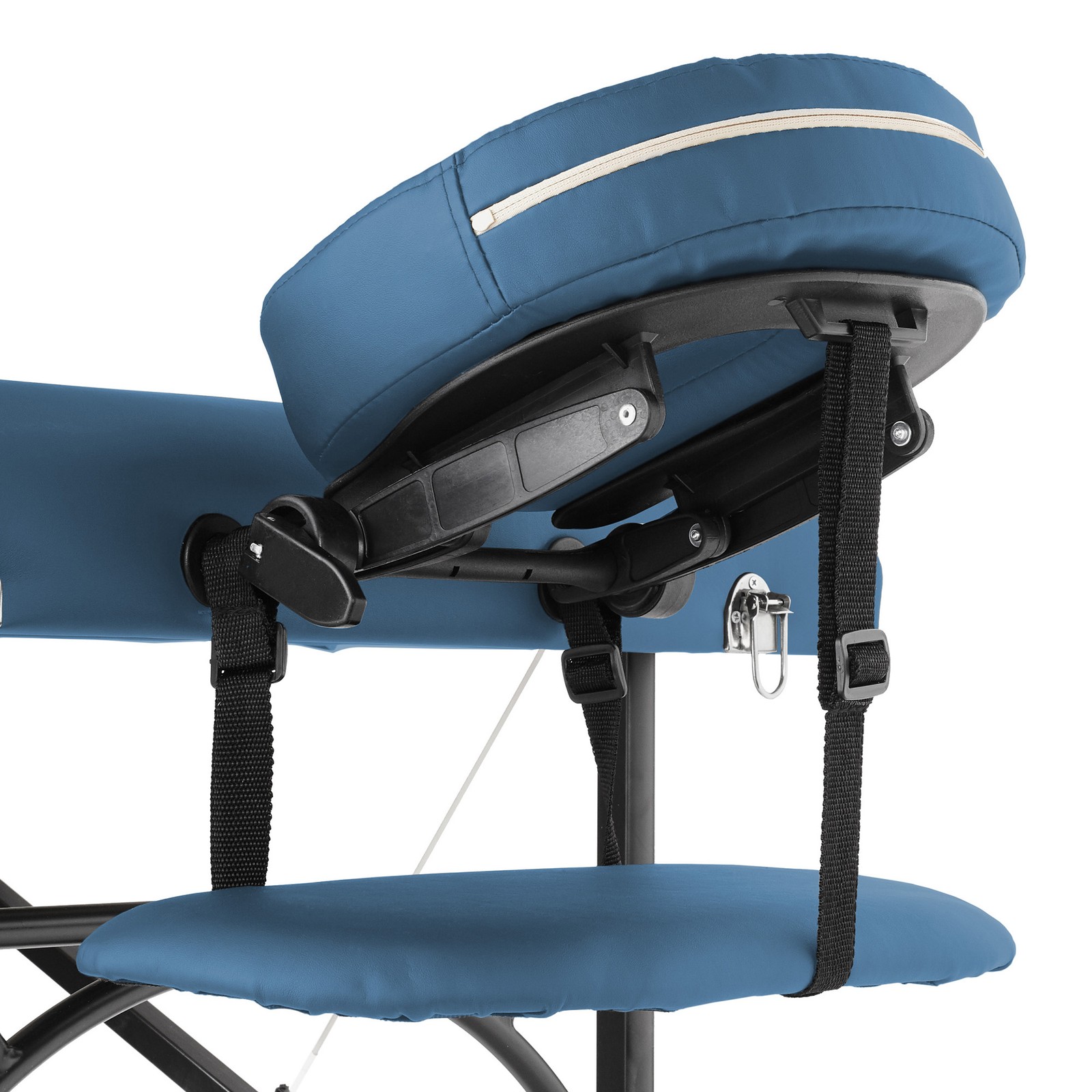 OPEN BOX - Portable Massage Table - Tri-Fold, Aluminum Legs, Case - Blue