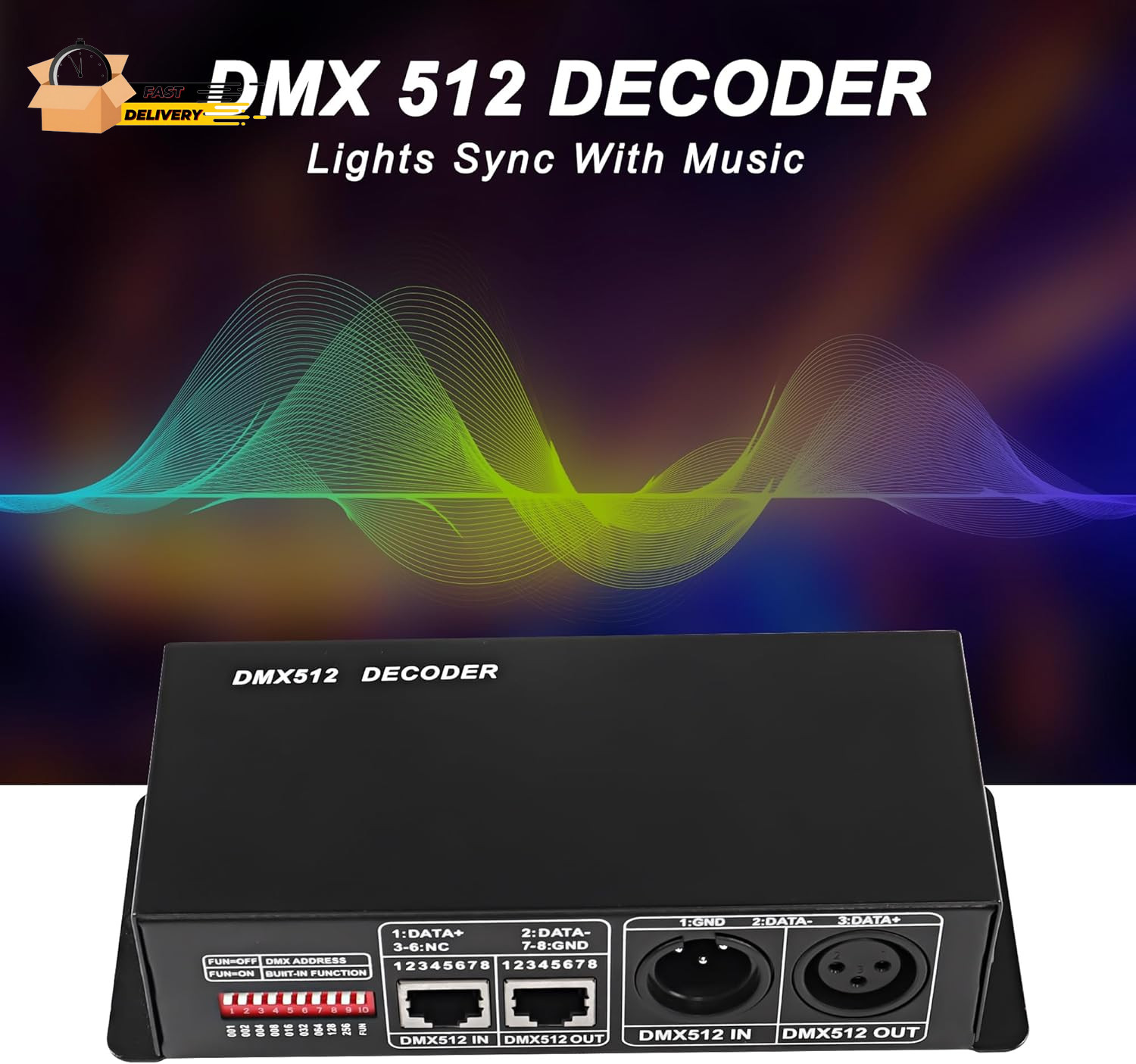 4 Channel DMX512 Decoder LED Dimming Controller Driver,Dmx PWM Constan